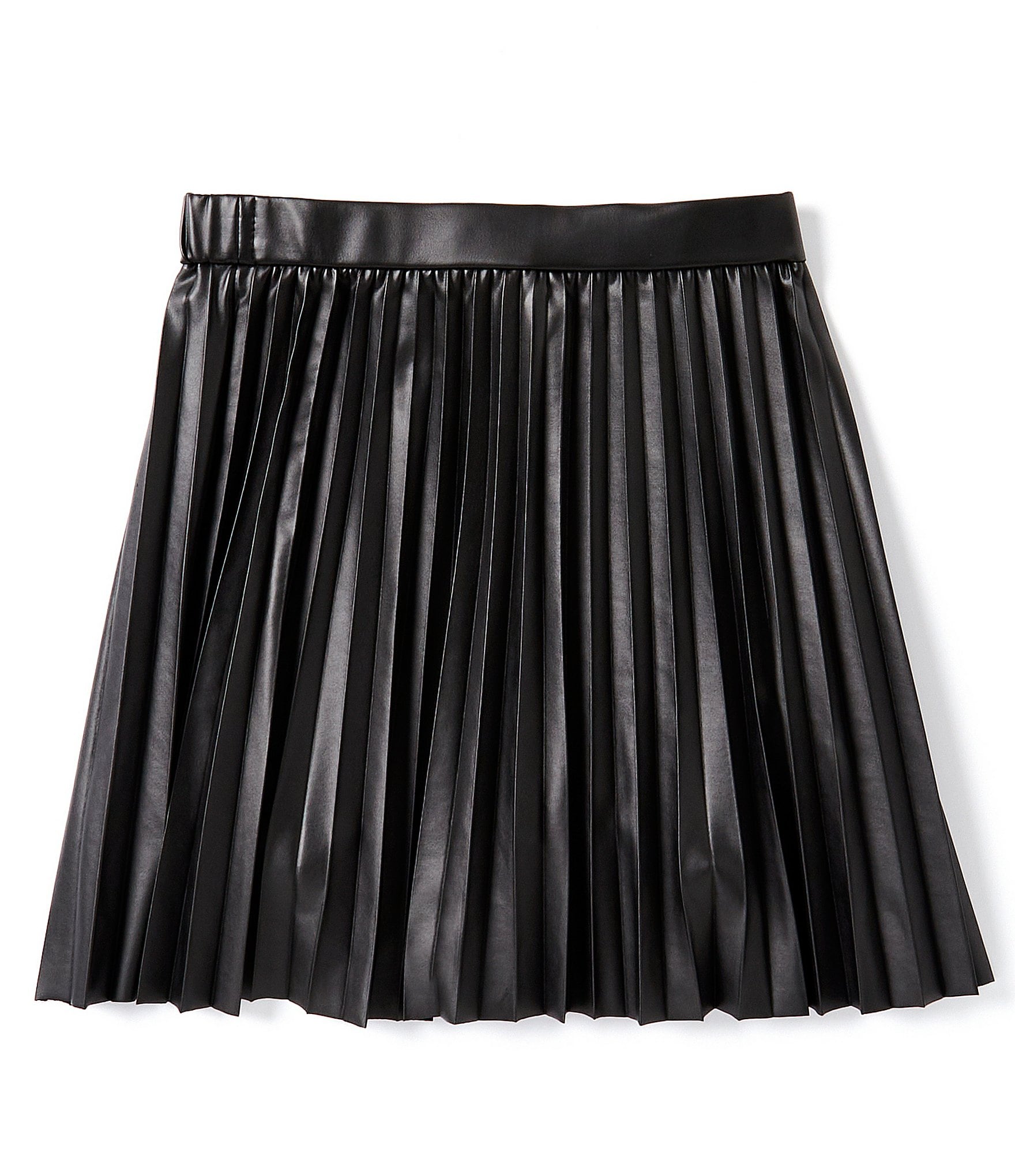 Tractr Big Girls 7-16 Coated Pleated Skirt | Dillard's