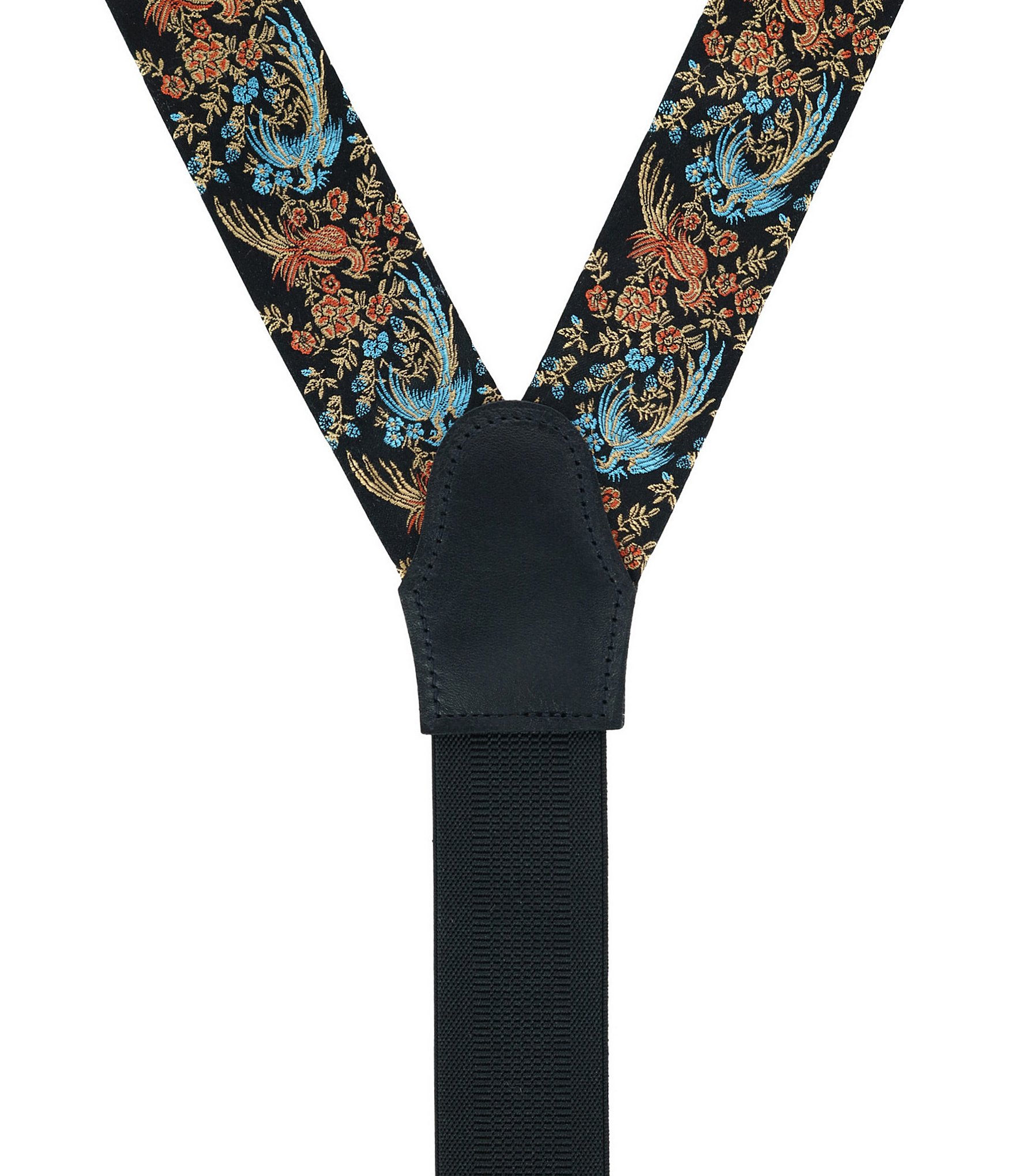 Trafalgar Birds Of Prosperity Silk End Suspenders