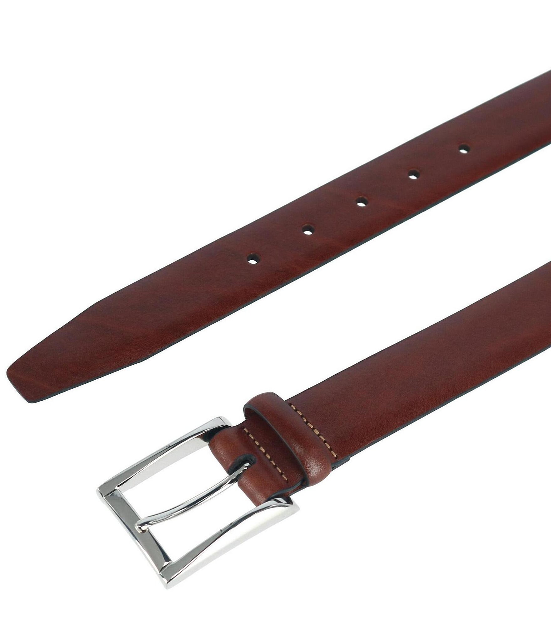 Trafalgar Broderick Leather Dress Belt