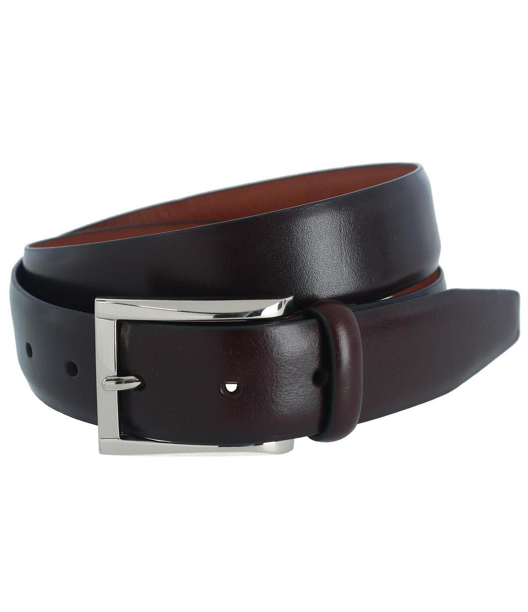 Trafalgar Broderick Leather Dress Belt