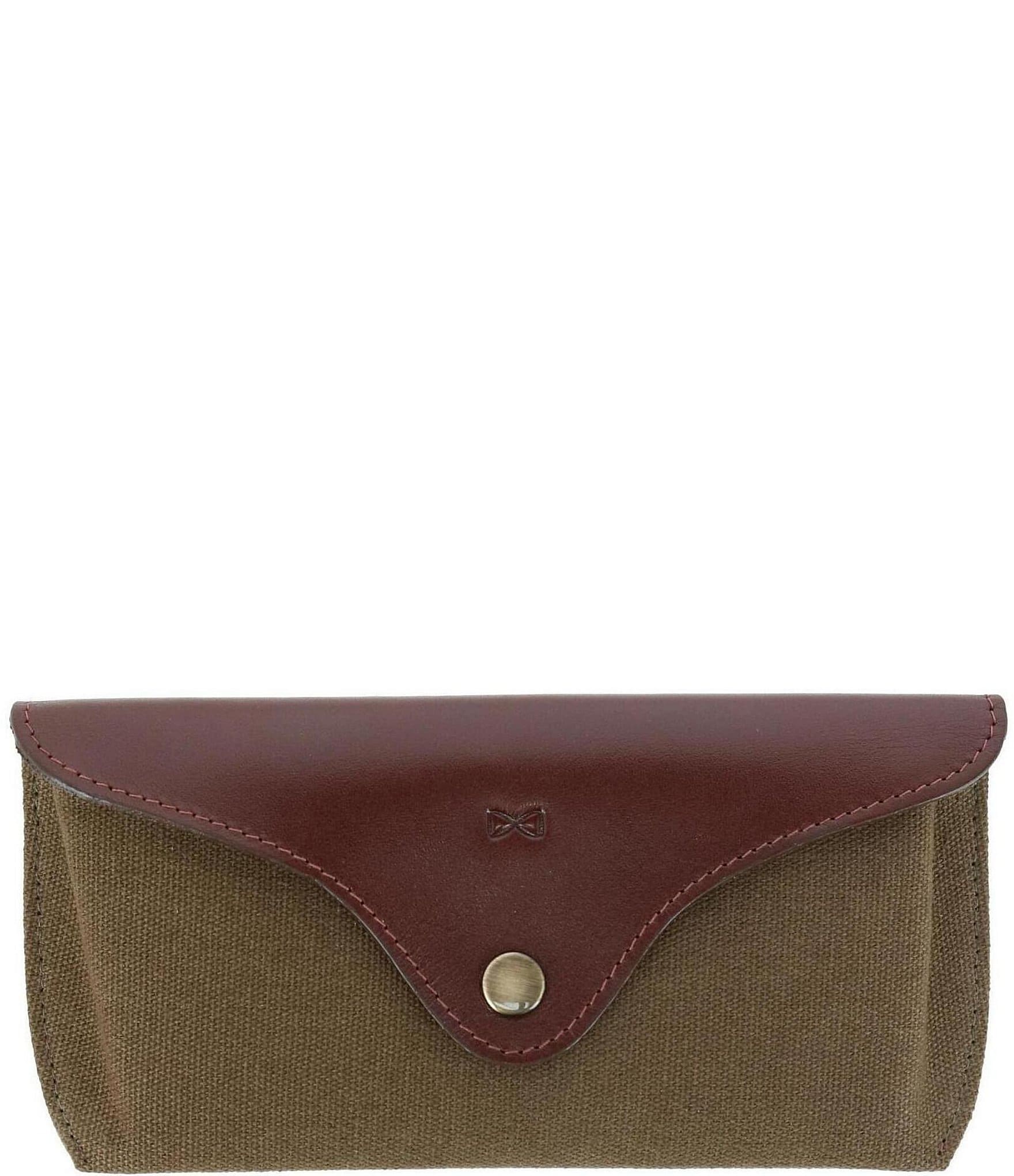 Trafalgar Charing Cross Leather And Canvas Glasses Case