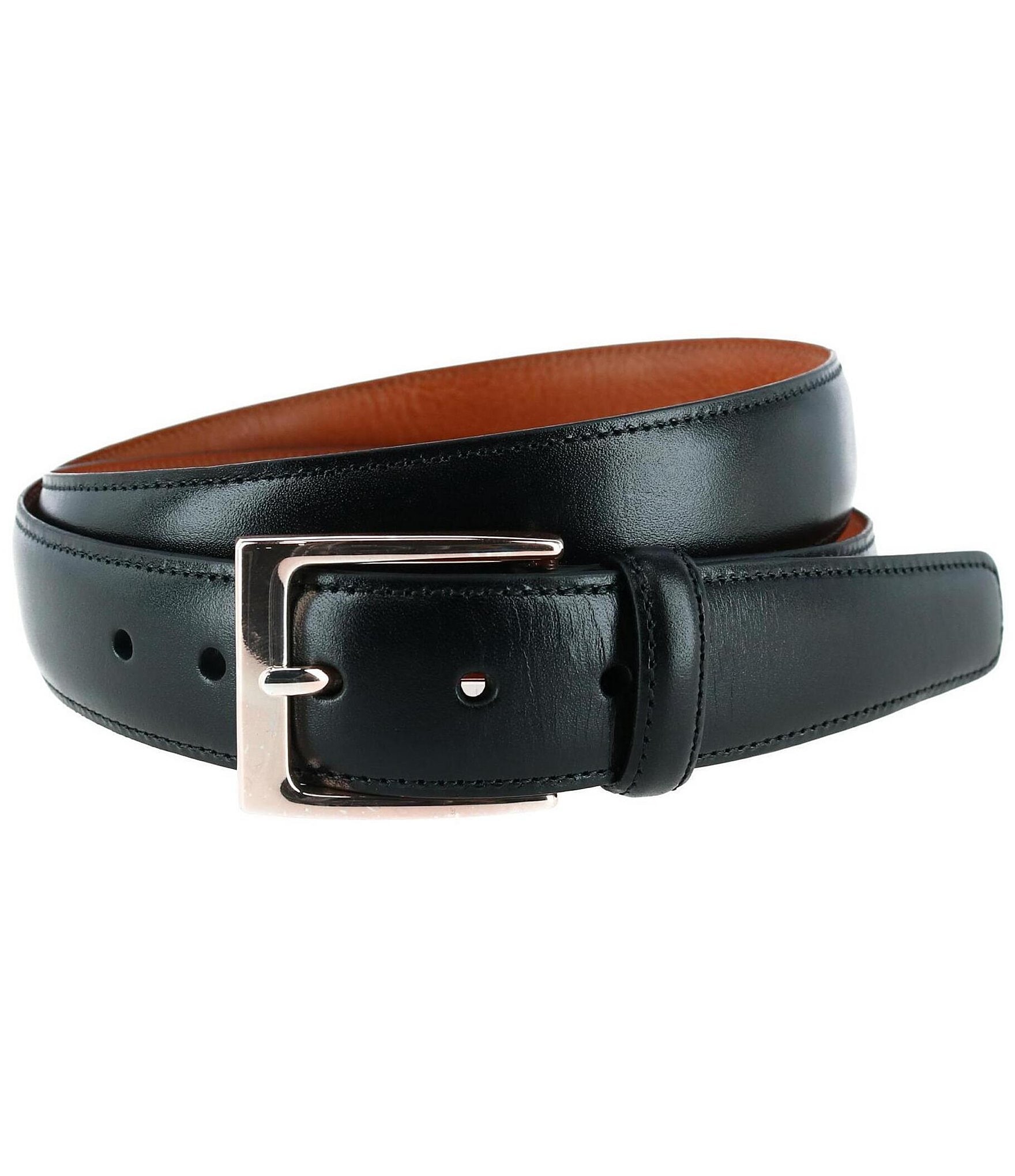 Trafalgar Classic Cortina Leather Dress Belt