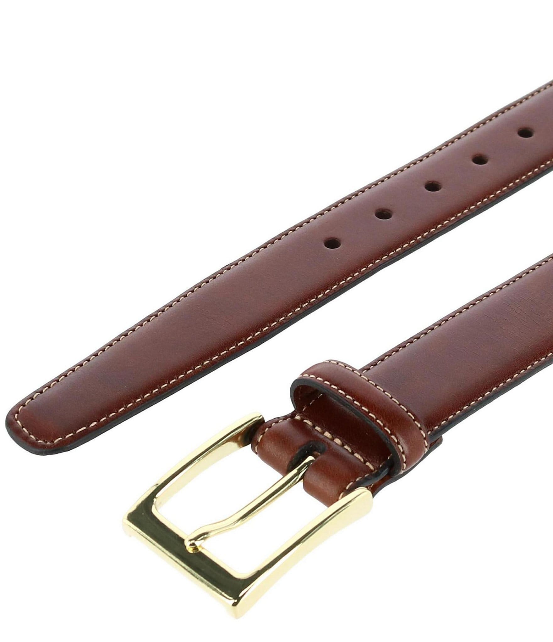 Trafalgar Classic Cortina Leather Dress Belt