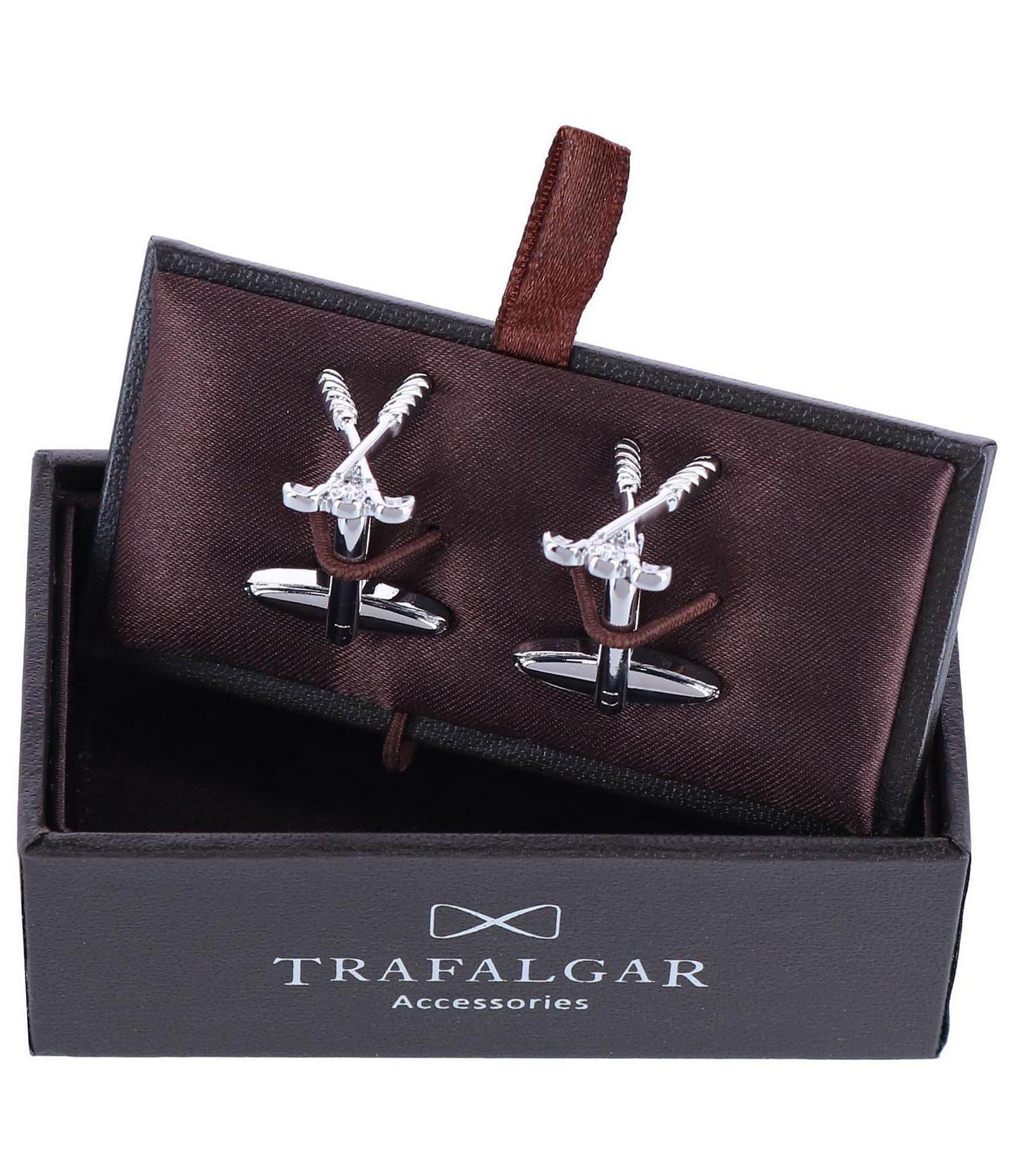 Trafalgar Hole In One Golf Clubs Novelty Cuff Links