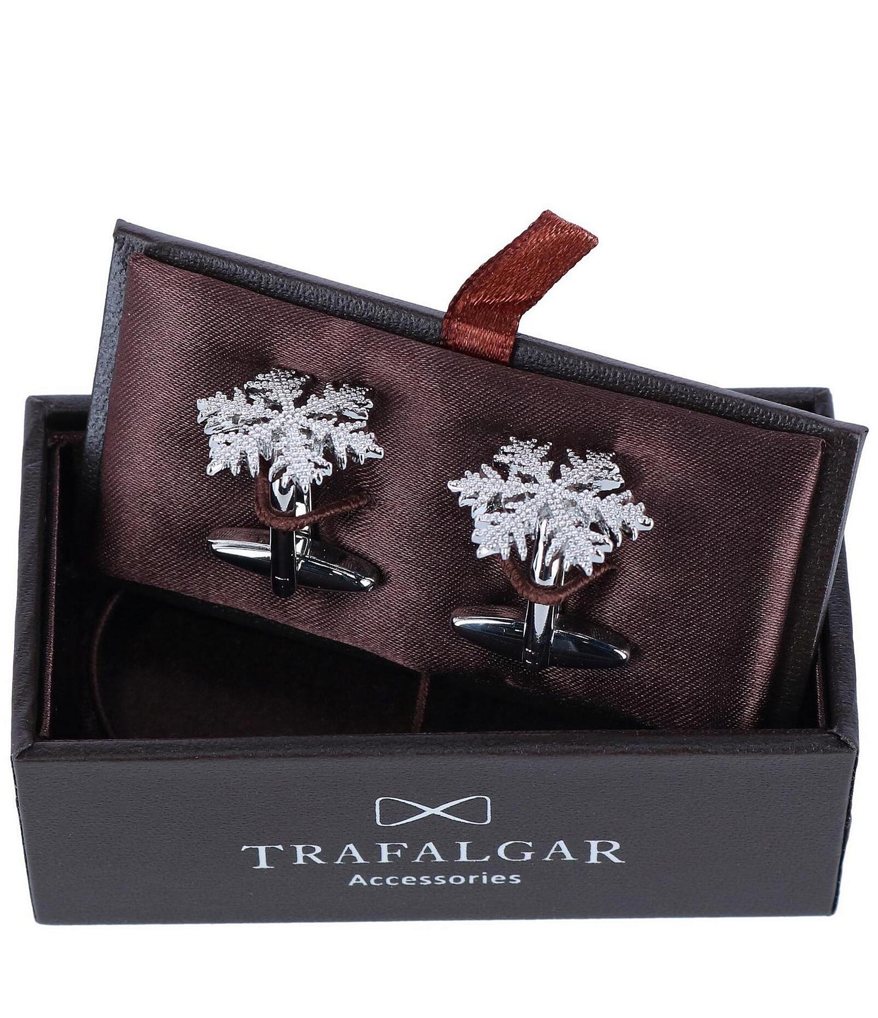 Trafalgar Let It Snow Snowflake Novelty Cuff Links (1-pair)