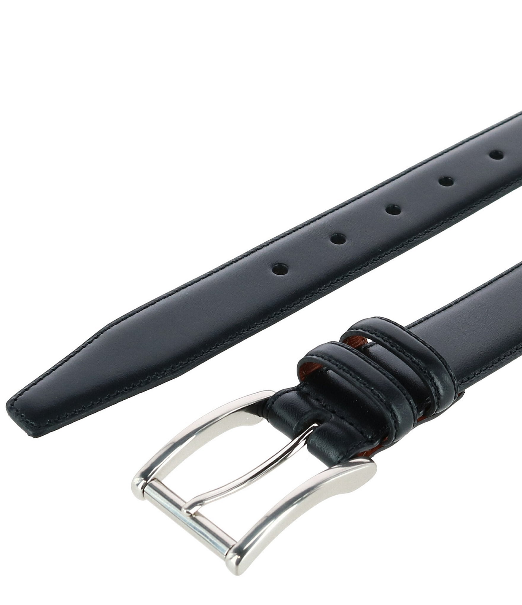 Trafalgar Lorenzo 32mm Dropped Edge Leather Belt