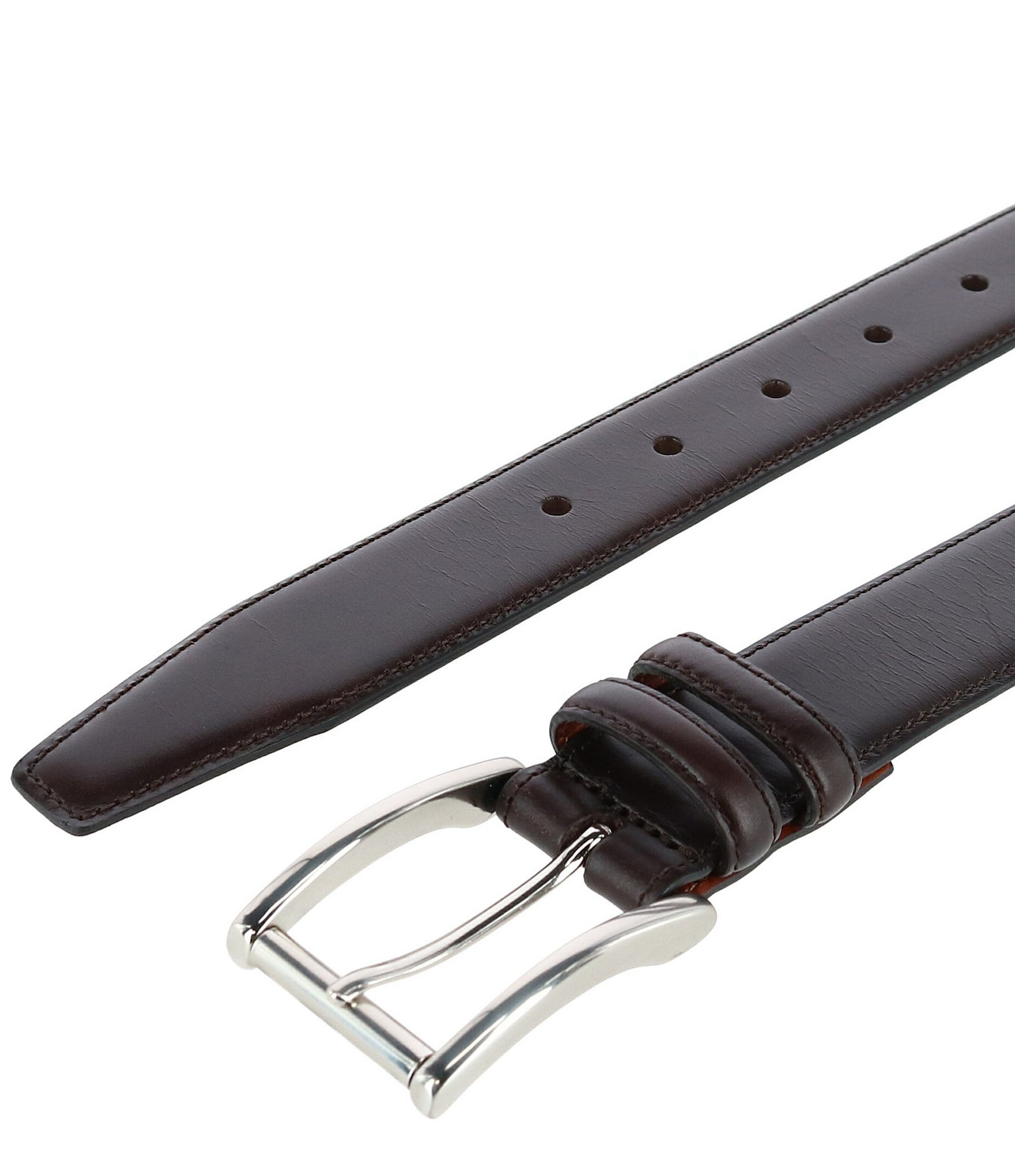 Trafalgar Lorenzo 32mm Dropped Edge Leather Belt