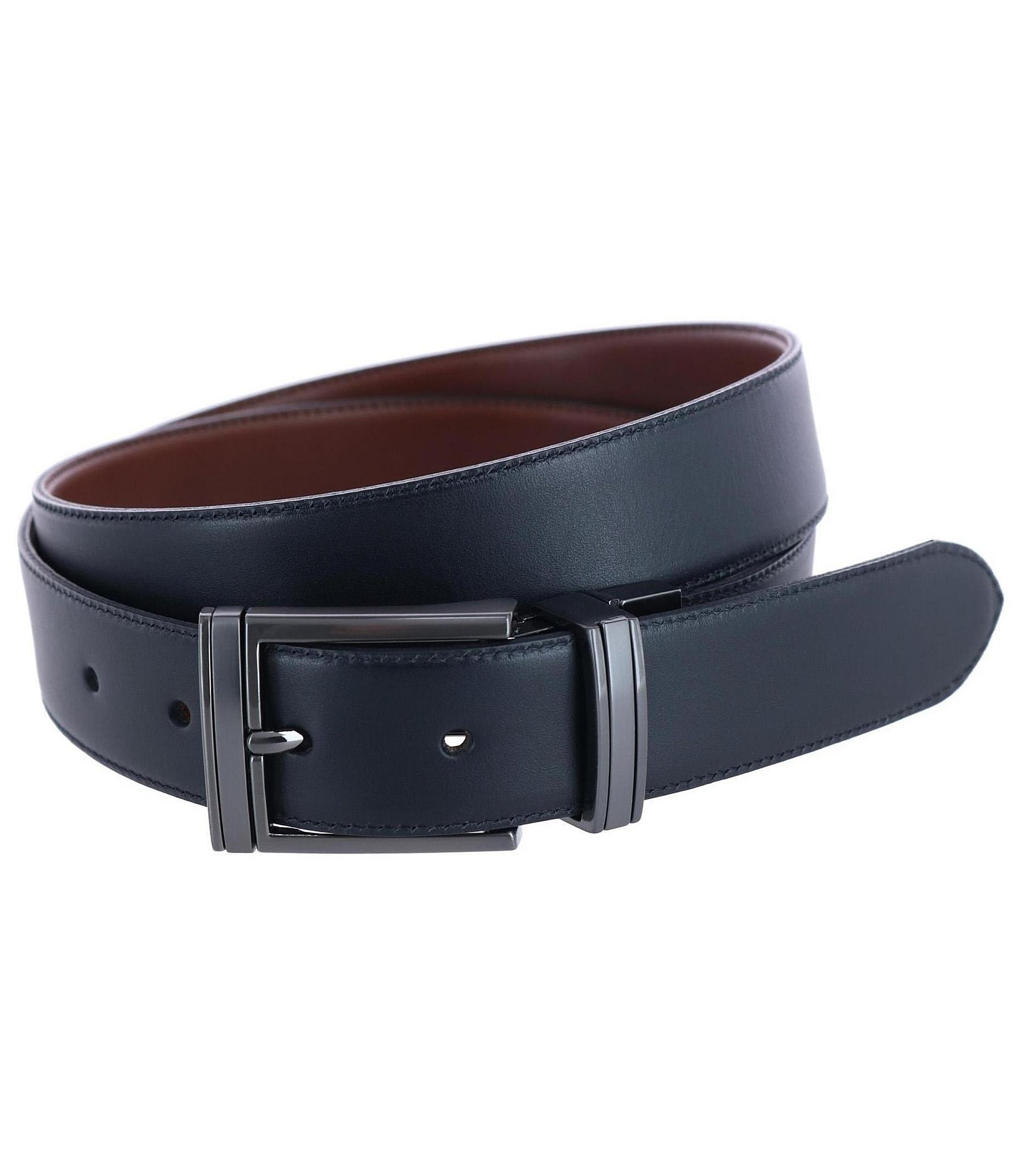 Trafalgar Maverick Reversible Leather Dress Belt