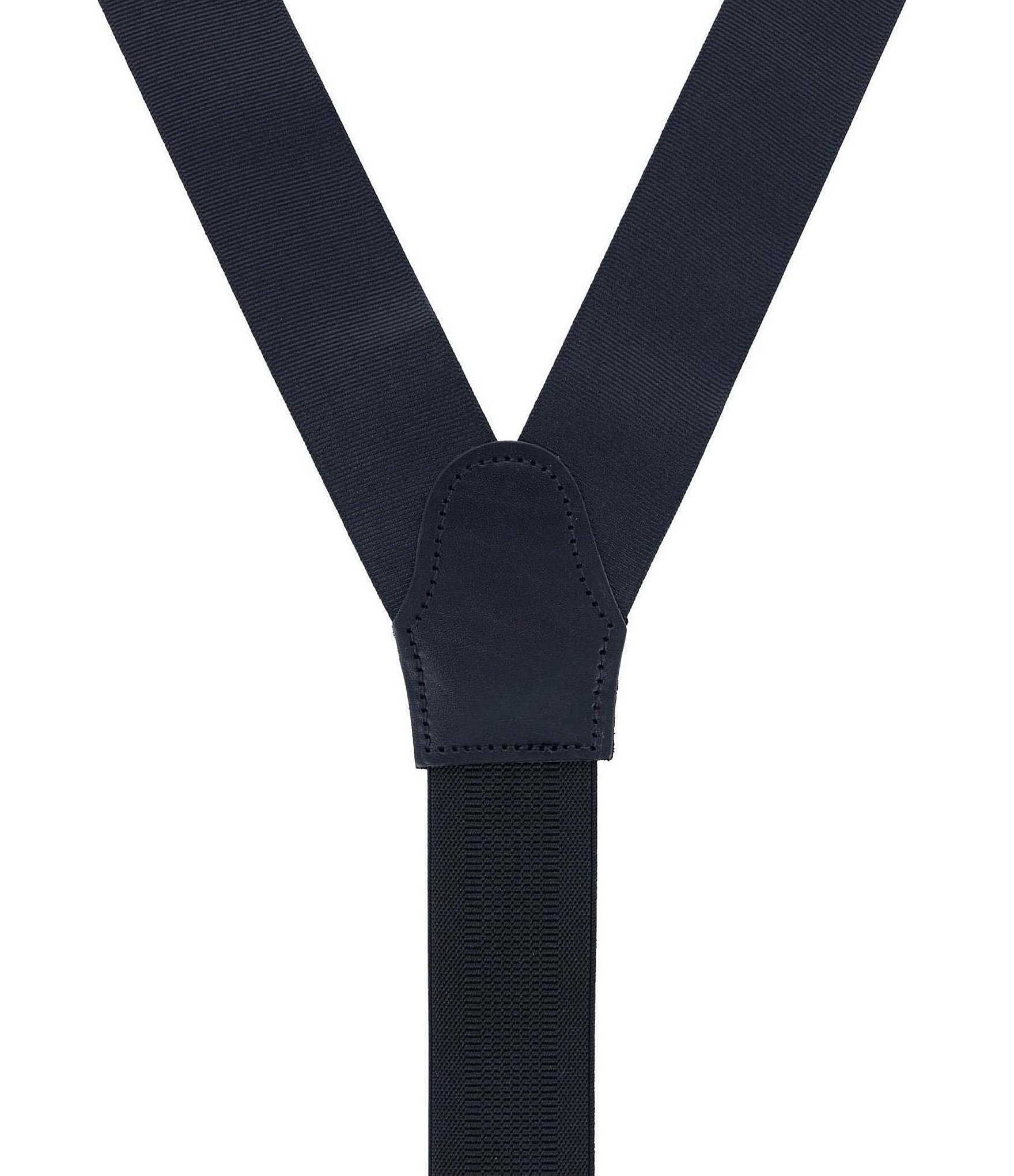 Trafalgar Phoenix Grosgrain Non-Stretch Ribbon Button End Suspenders