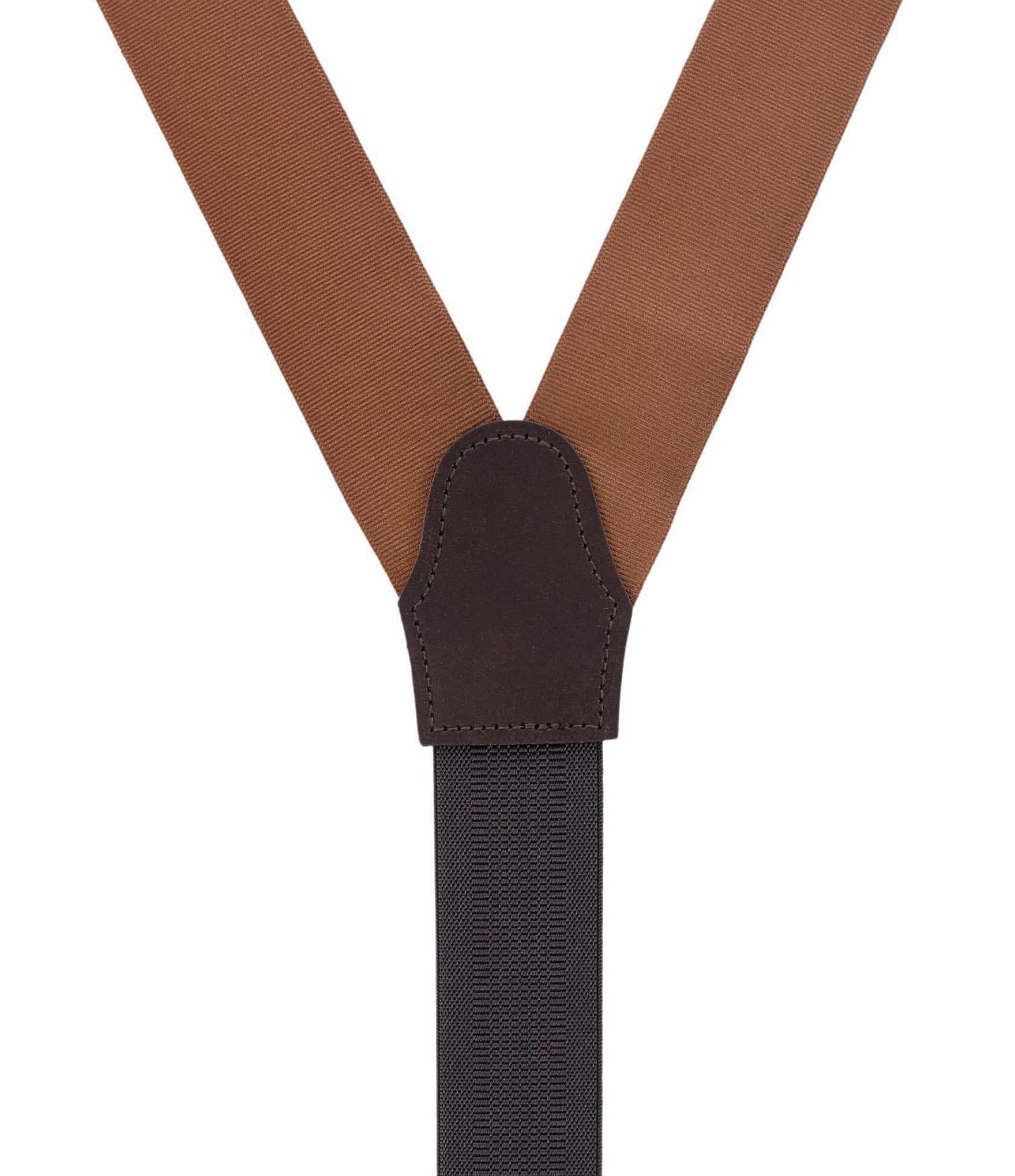 Trafalgar Phoenix Grosgrain Non-Stretch Ribbon Button End Suspenders