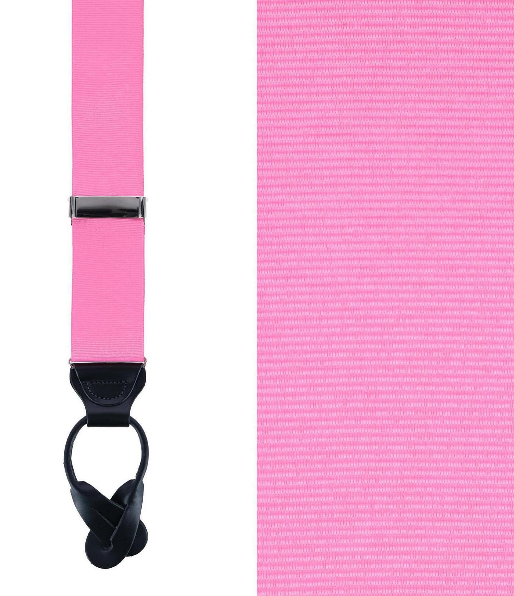 Trafalgar Phoenix Grosgrain Non-Stretch Ribbon Button End Suspenders