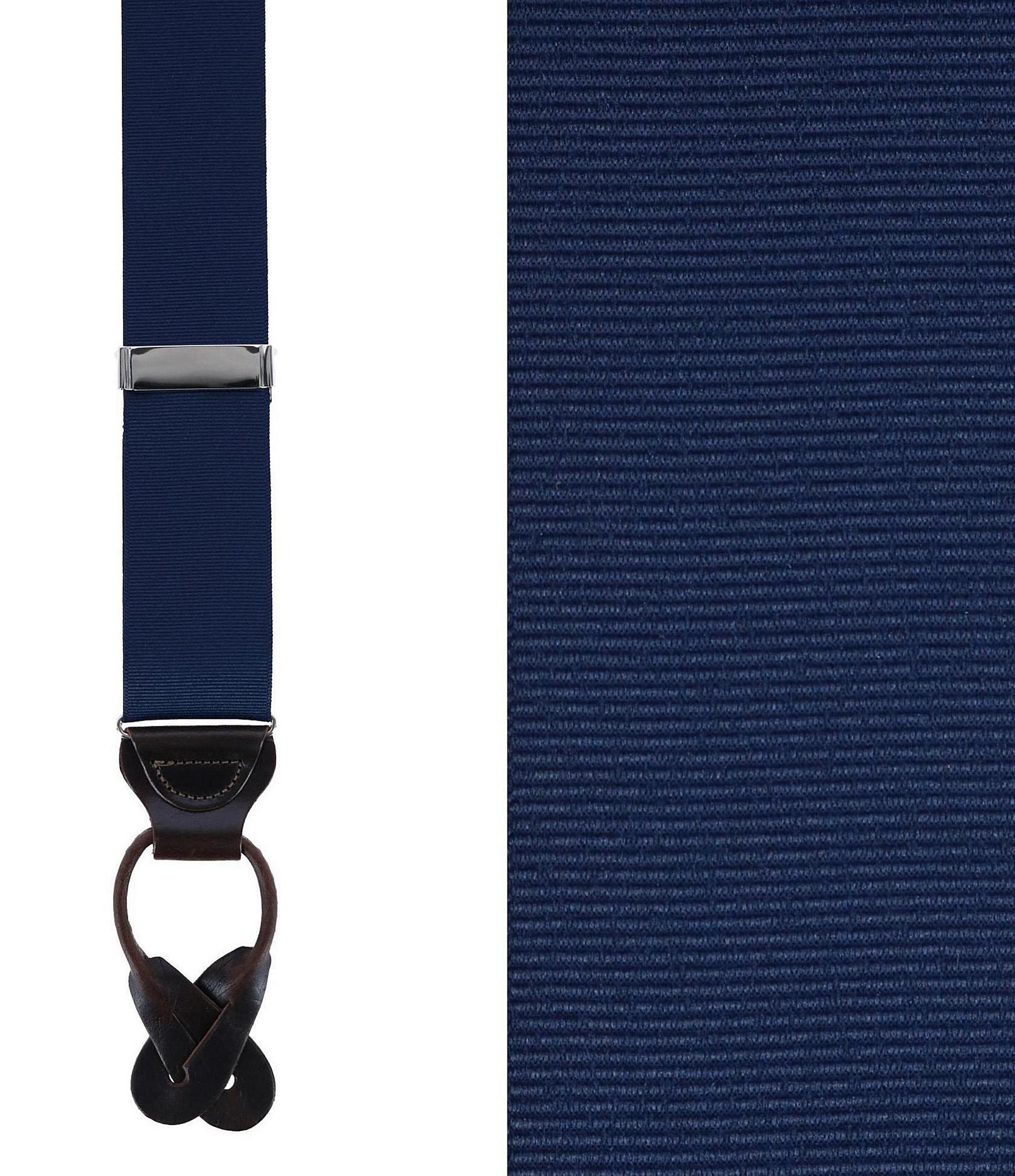 Trafalgar Phoenix Grosgrain Non-Stretch Ribbon Button End Suspenders