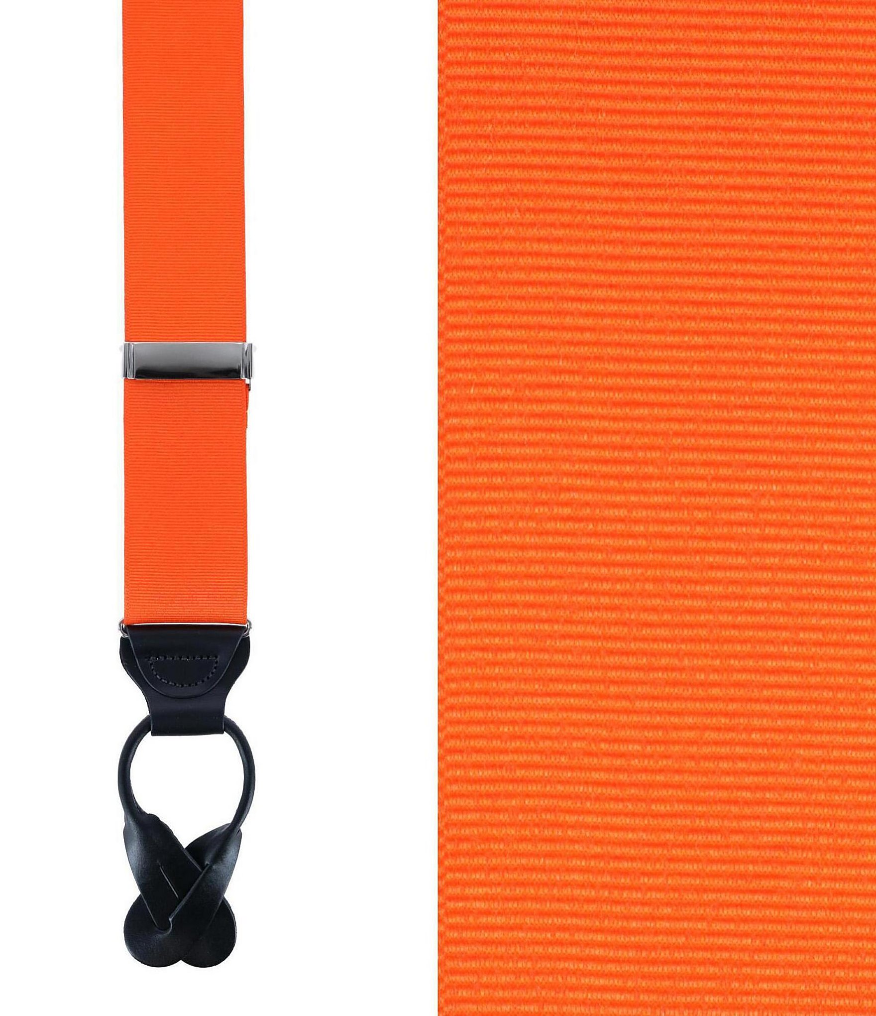 Trafalgar Phoenix Grosgrain Non-Stretch Ribbon Button End Suspenders