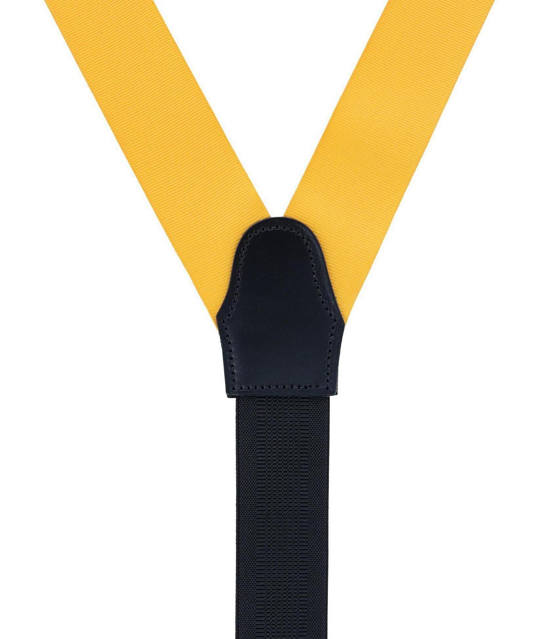 Trafalgar Phoenix Grosgrain Non-Stretch Ribbon Button End Suspenders