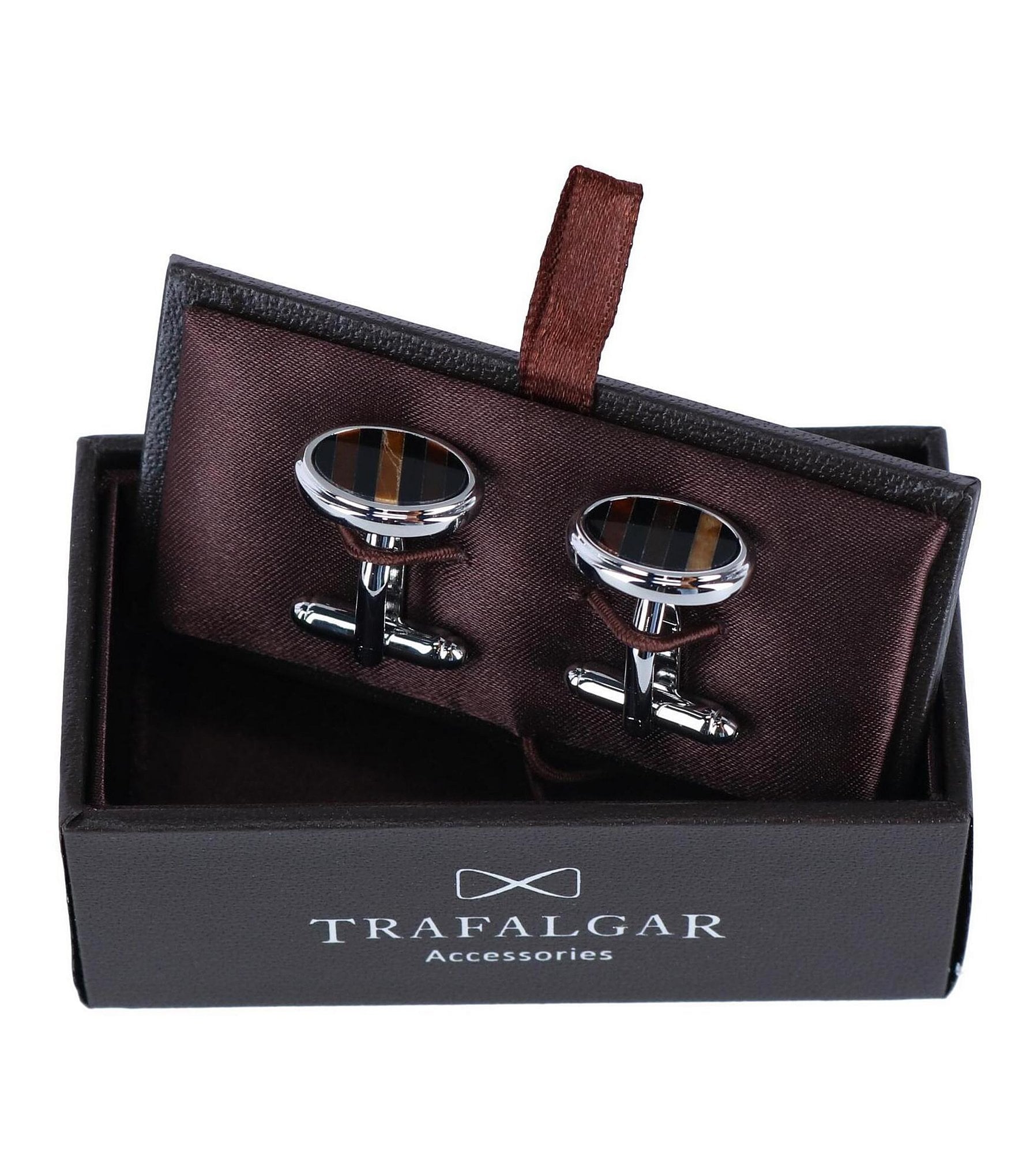 Trafalgar Raja Tiger Eye Cuff Links