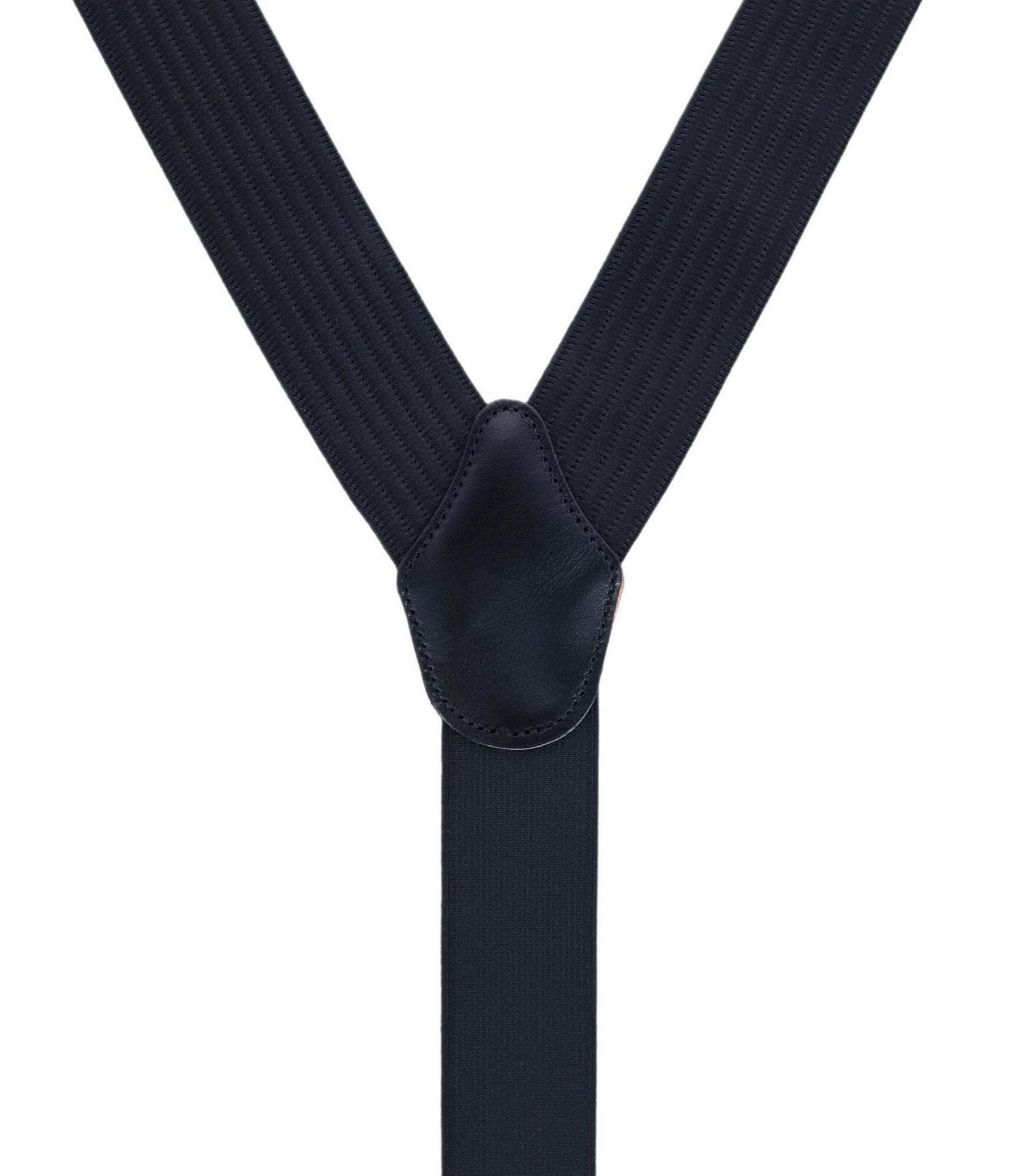 Trafalgar Regal Vertical Striped Formal End Suspenders