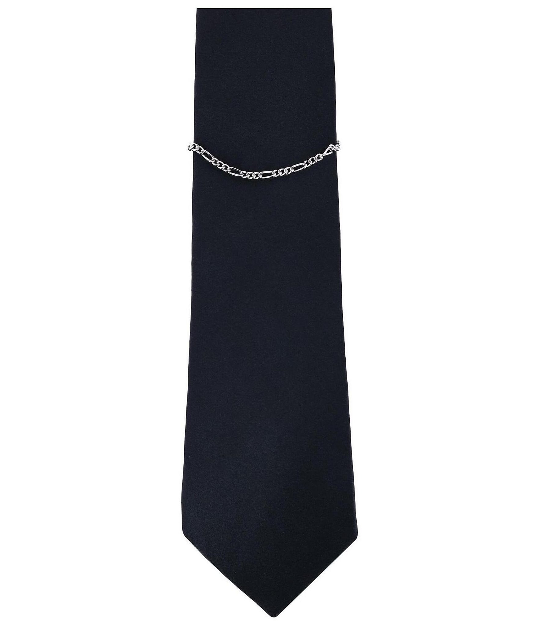 Trafalgar Sutton Sterling Silver Figaro Tie Chain