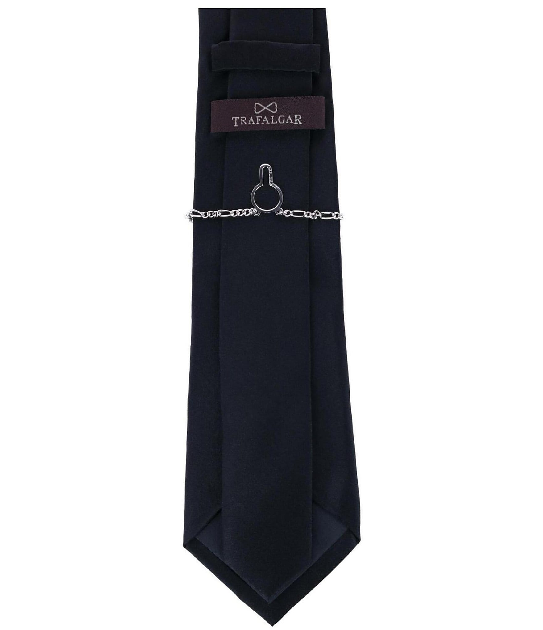 Trafalgar Sutton Sterling Silver Figaro Tie Chain