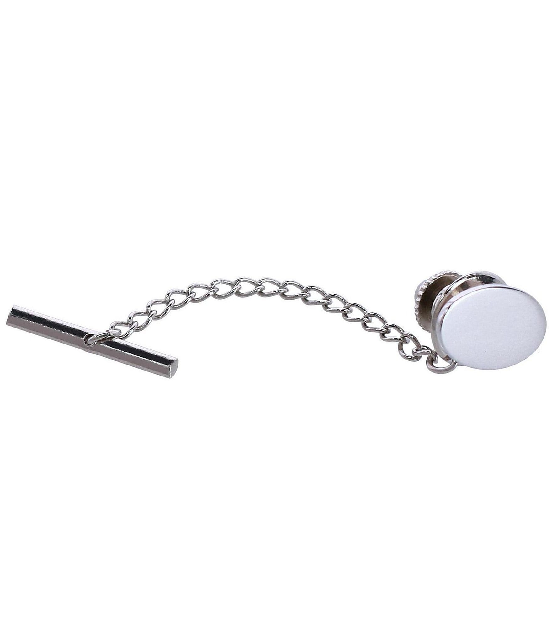 Trafalgar Sutton Sterling Silver Polished Oval Tie Tack