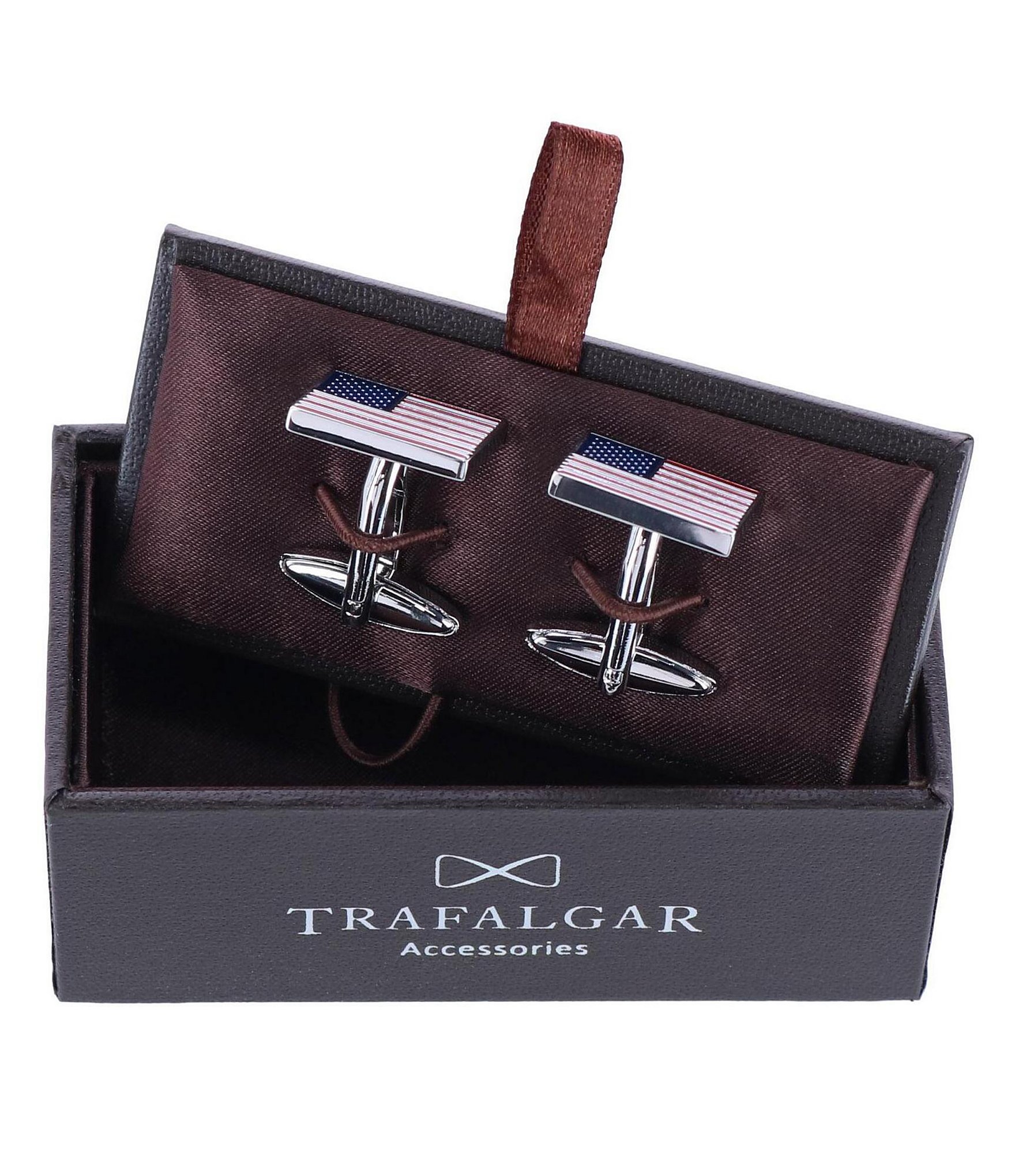 Trafalgar USA Pride American Flag Novelty Cuff Links