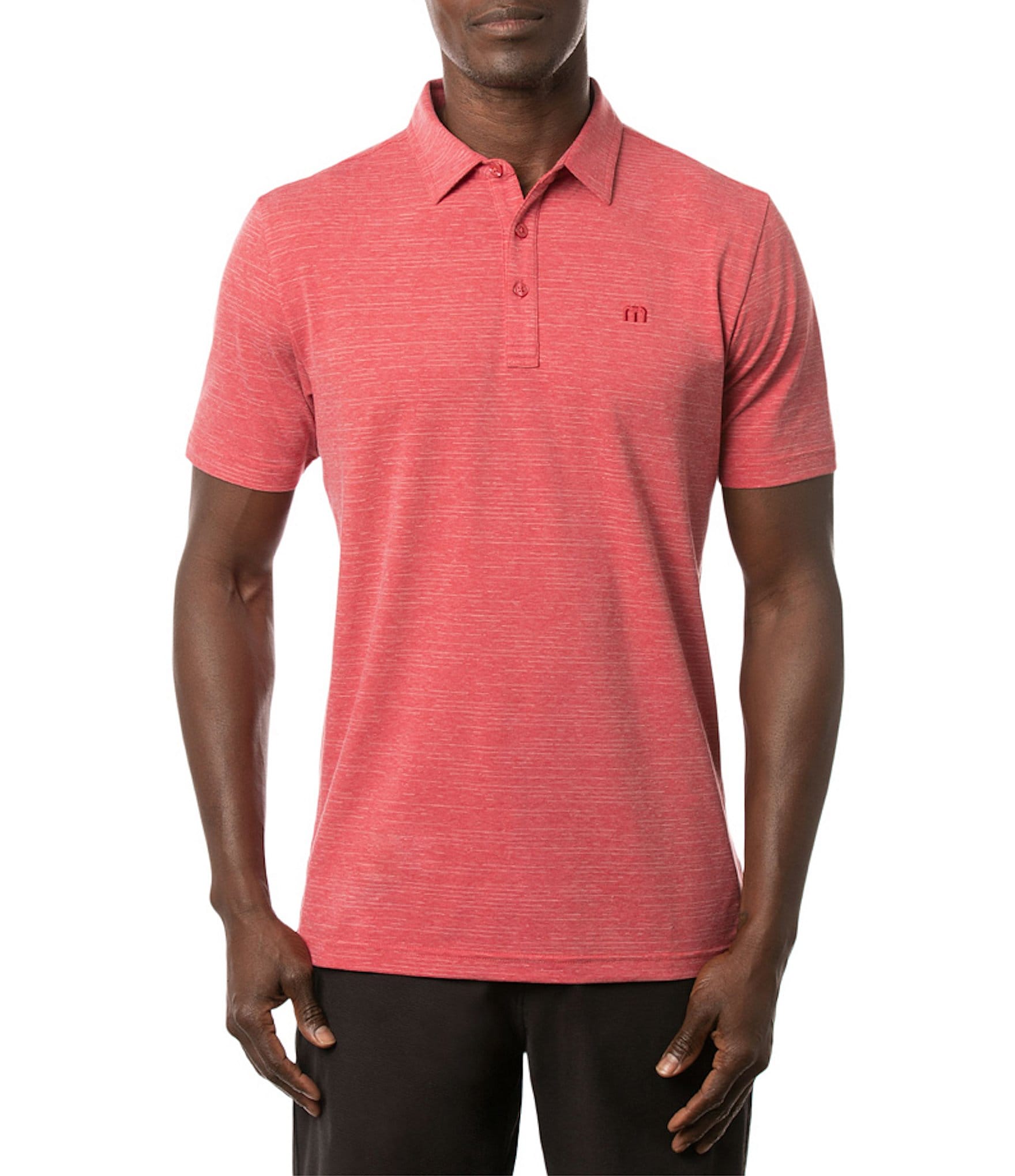 TravisMathew The Heater Performance Stretch Short Sleeve Polo Shirt