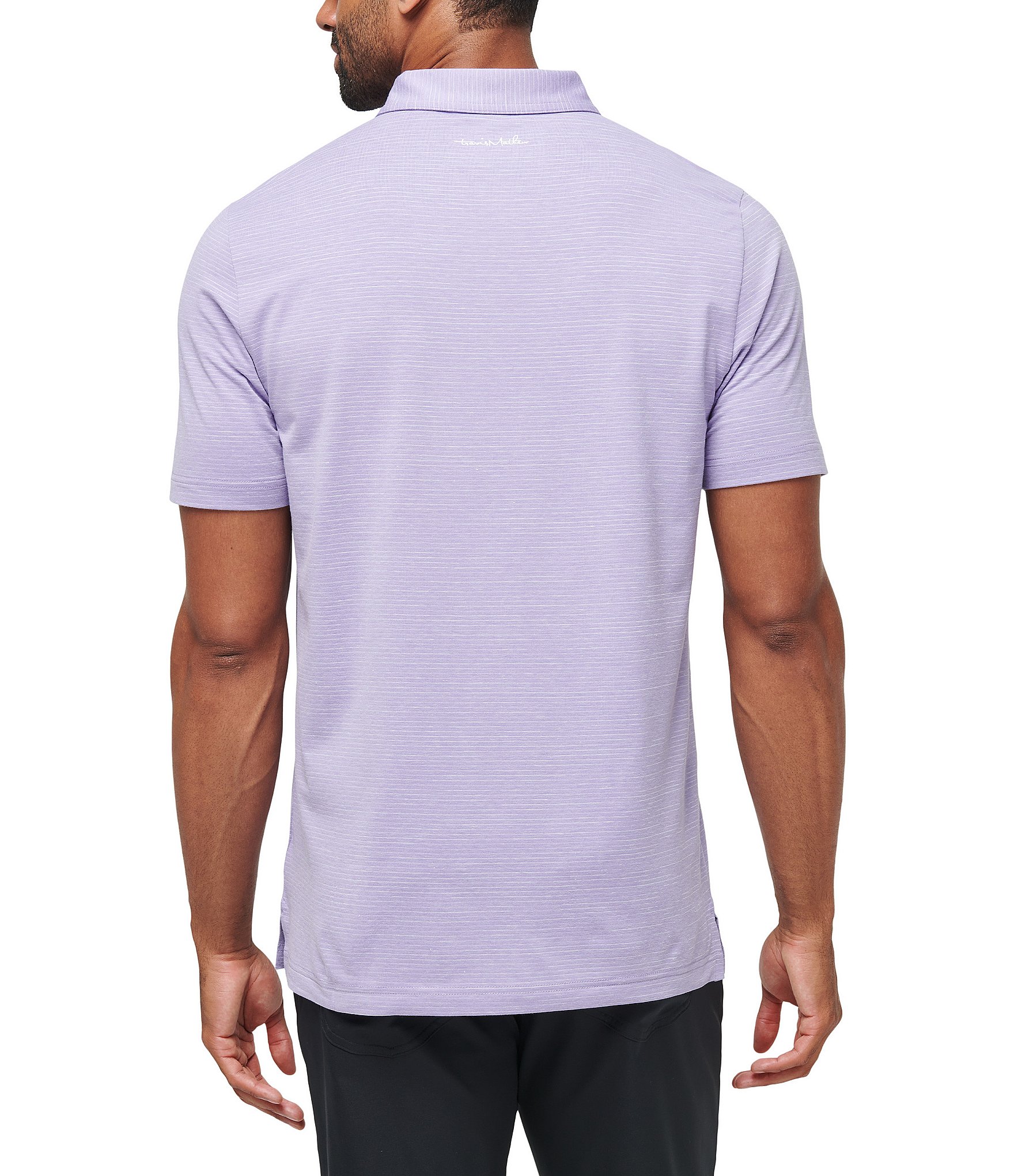 TravisMathew The Heater Performance Stretch Short Sleeve Polo Shirt