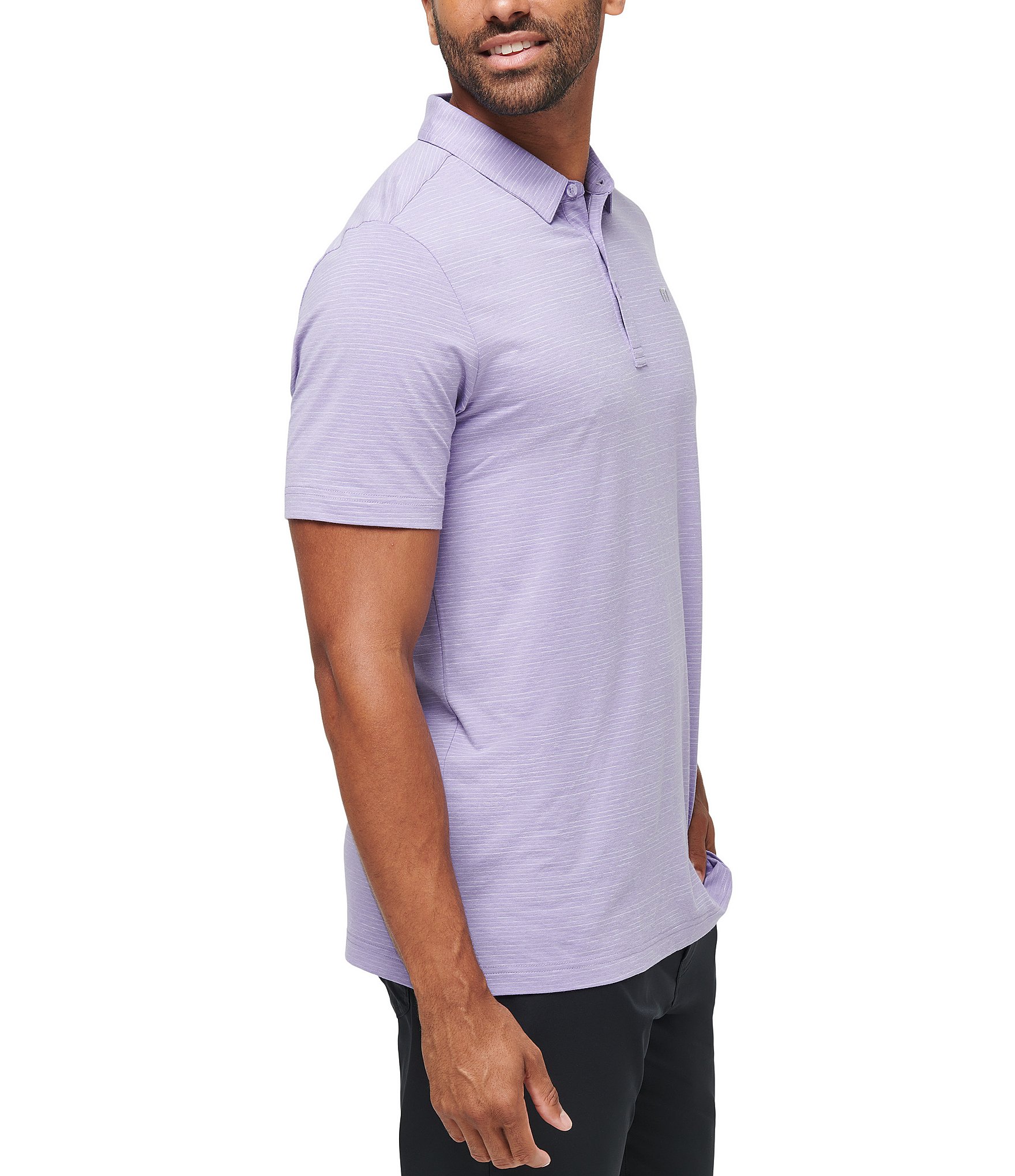 TravisMathew The Heater Performance Stretch Short Sleeve Polo Shirt