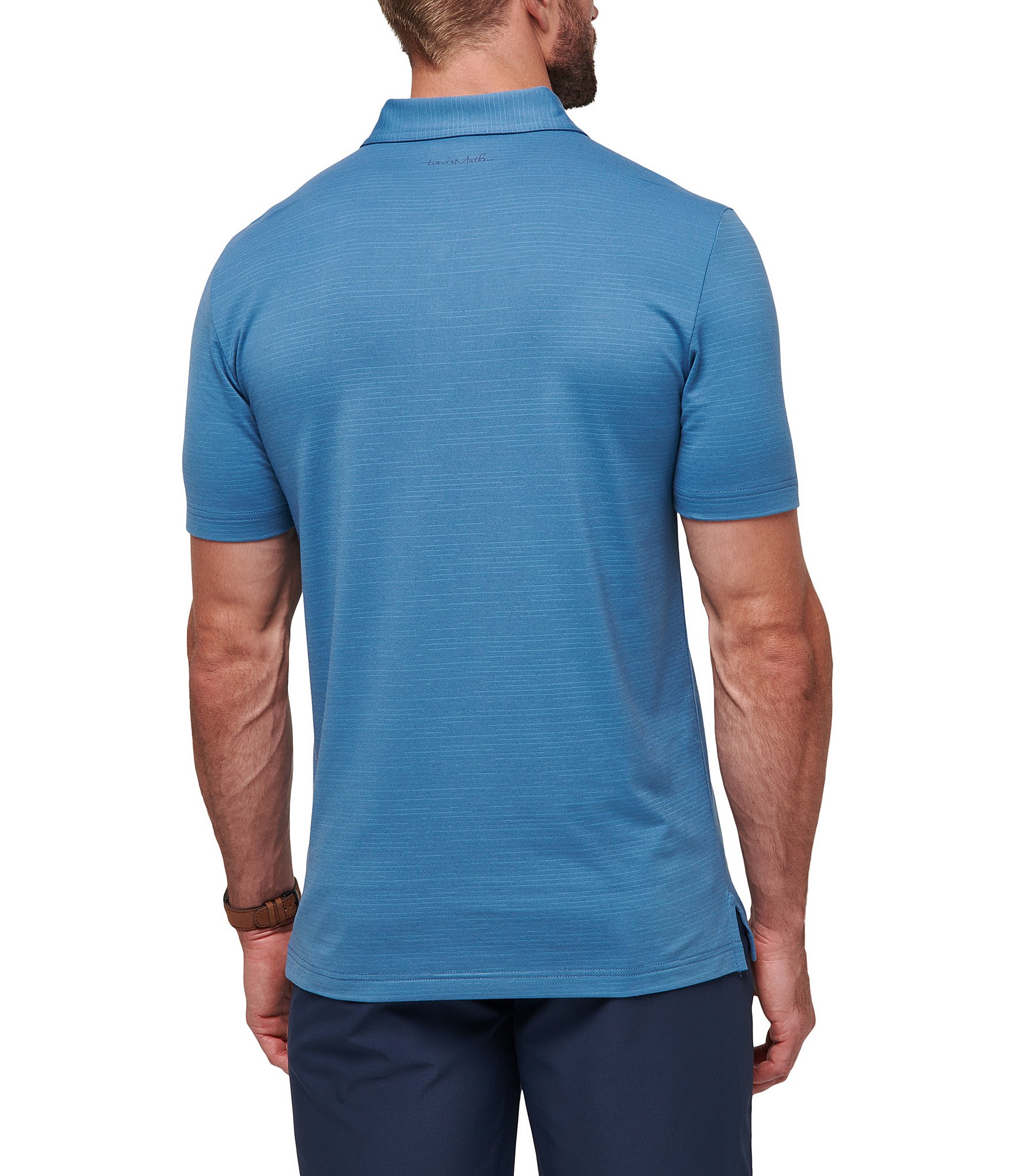 TravisMathew The Heater Performance Stretch Short Sleeve Polo Shirt