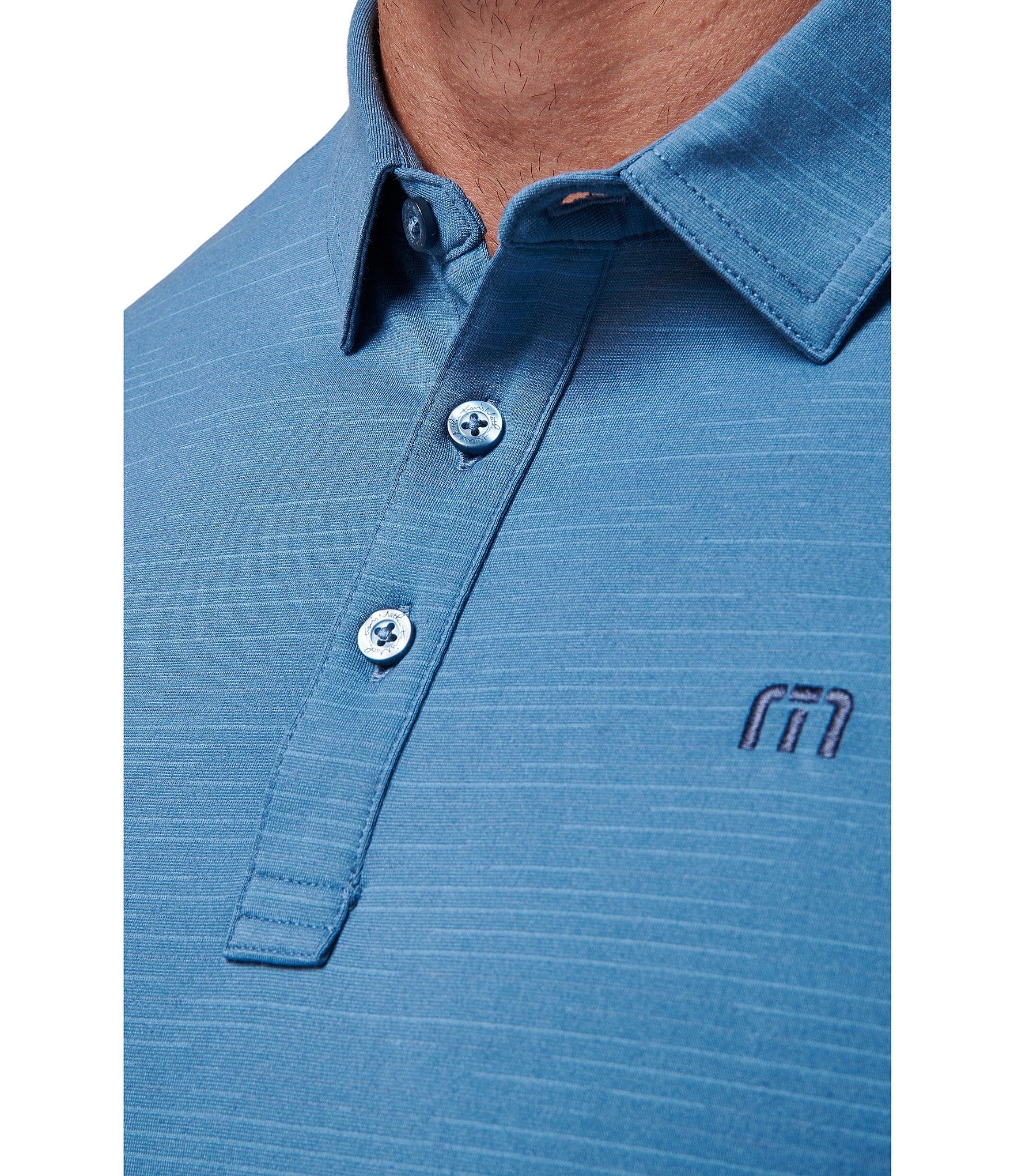 TravisMathew The Heater Performance Stretch Short Sleeve Polo Shirt