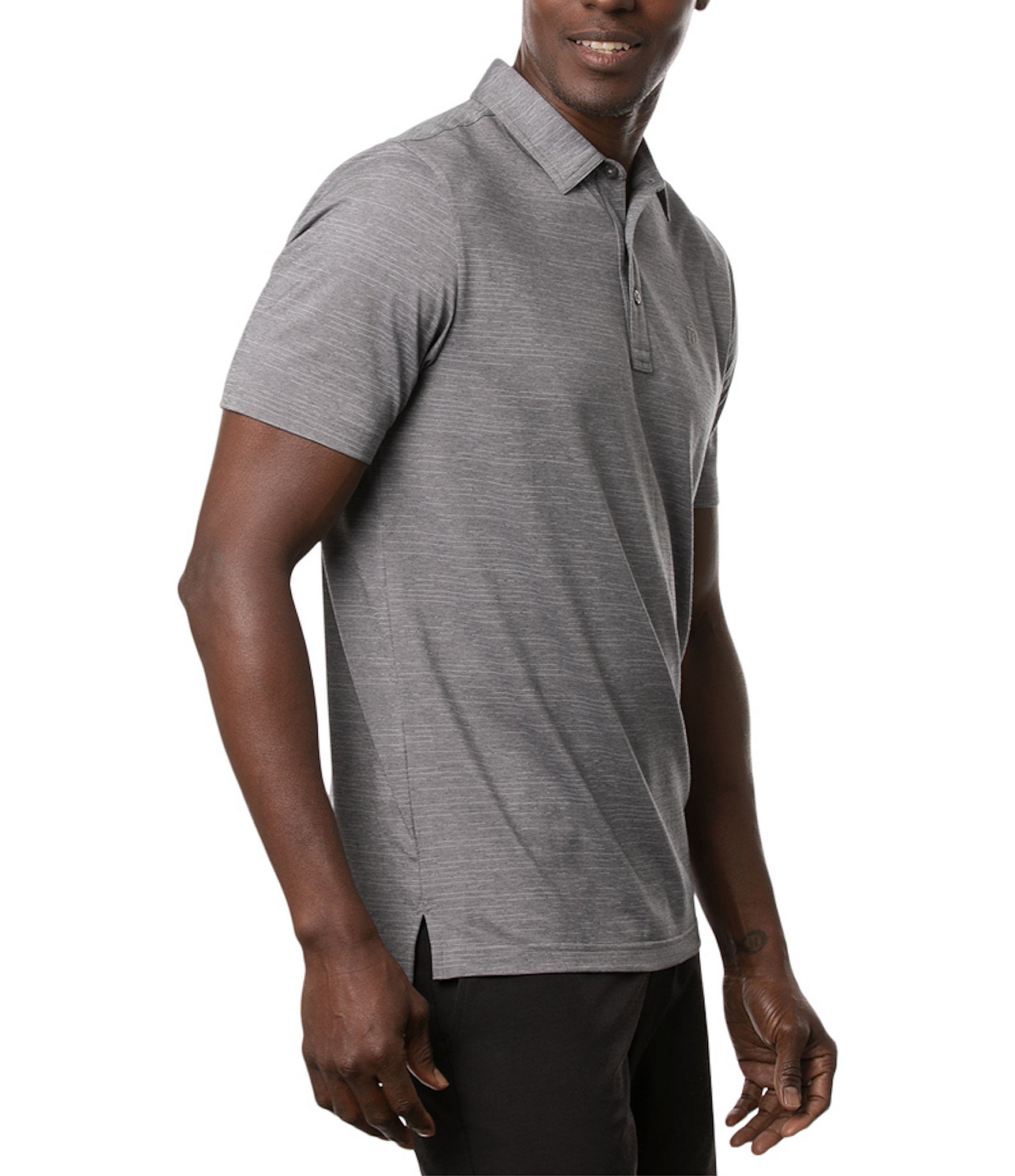 TravisMathew The Heater Performance Stretch Short Sleeve Polo Shirt