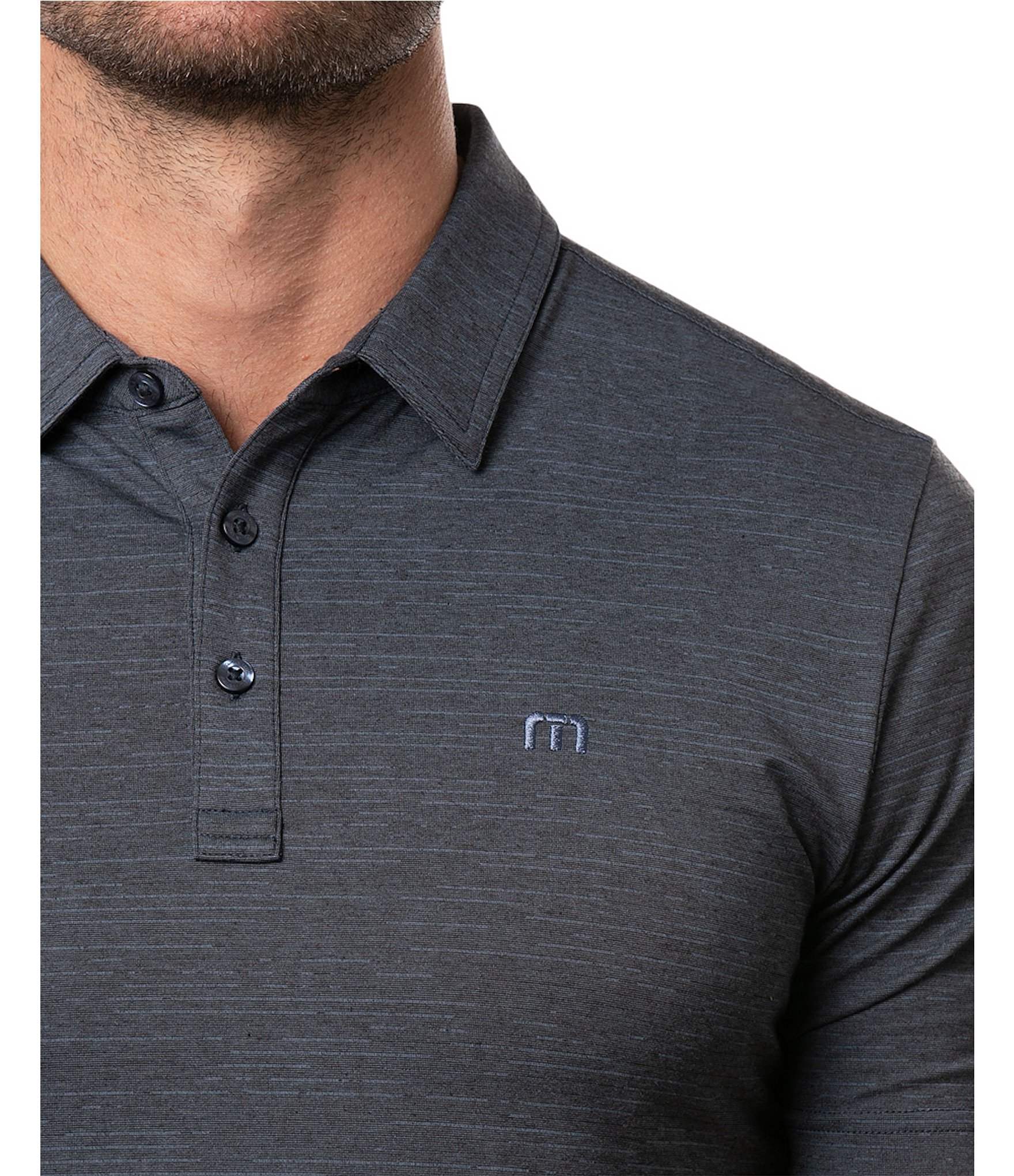 TravisMathew The Heater Performance Stretch Short Sleeve Polo Shirt