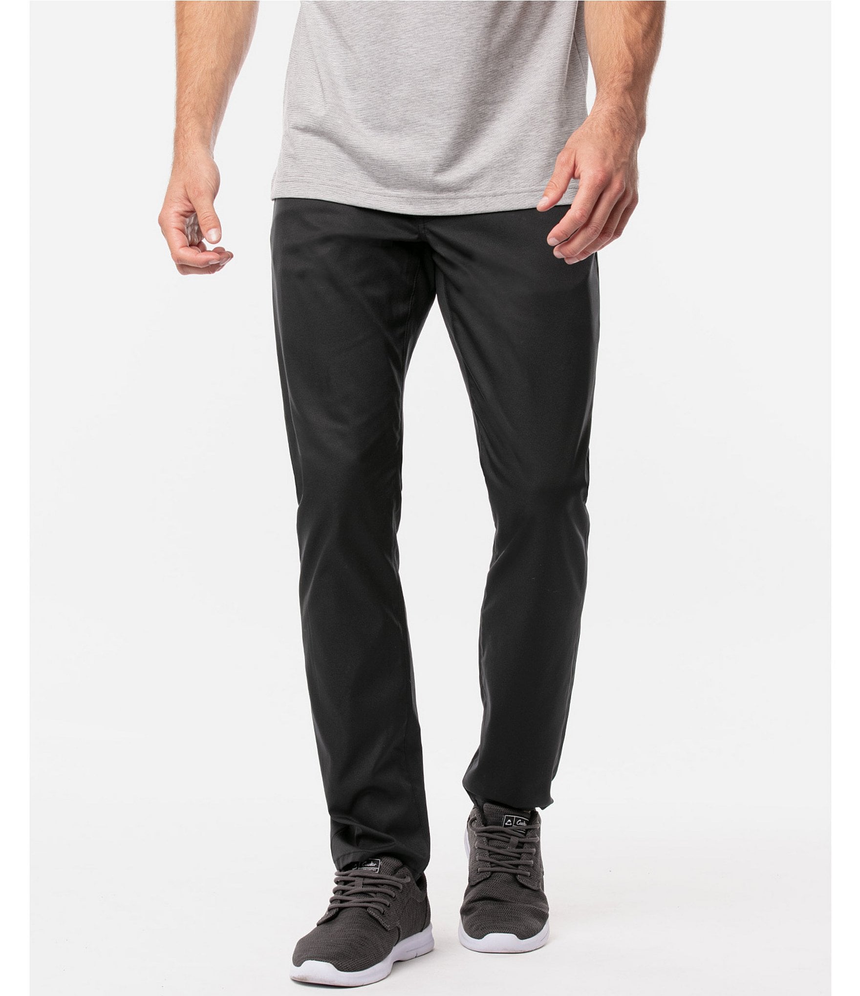 TravisMathew Flat-Front Open To Close Performance Stretch Pants