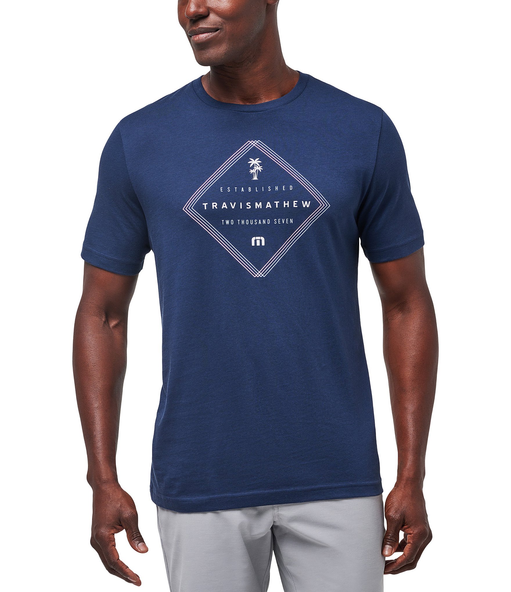 TravisMathew Palm Grass Modern Fit Short Sleeve T-Shirt