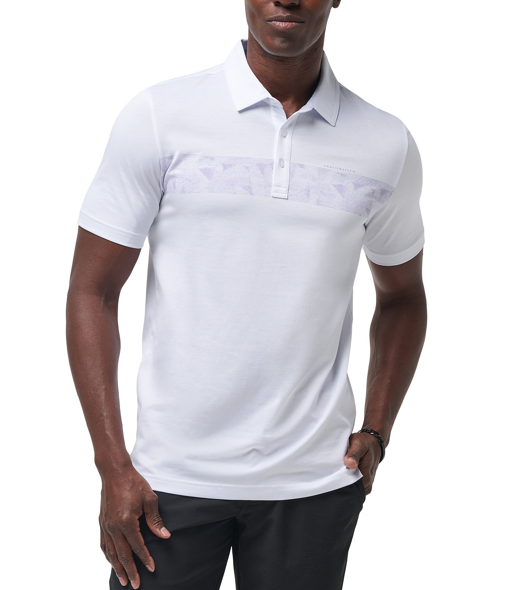 TravisMathew Bigger Boat Short Sleeve Polo Shirt