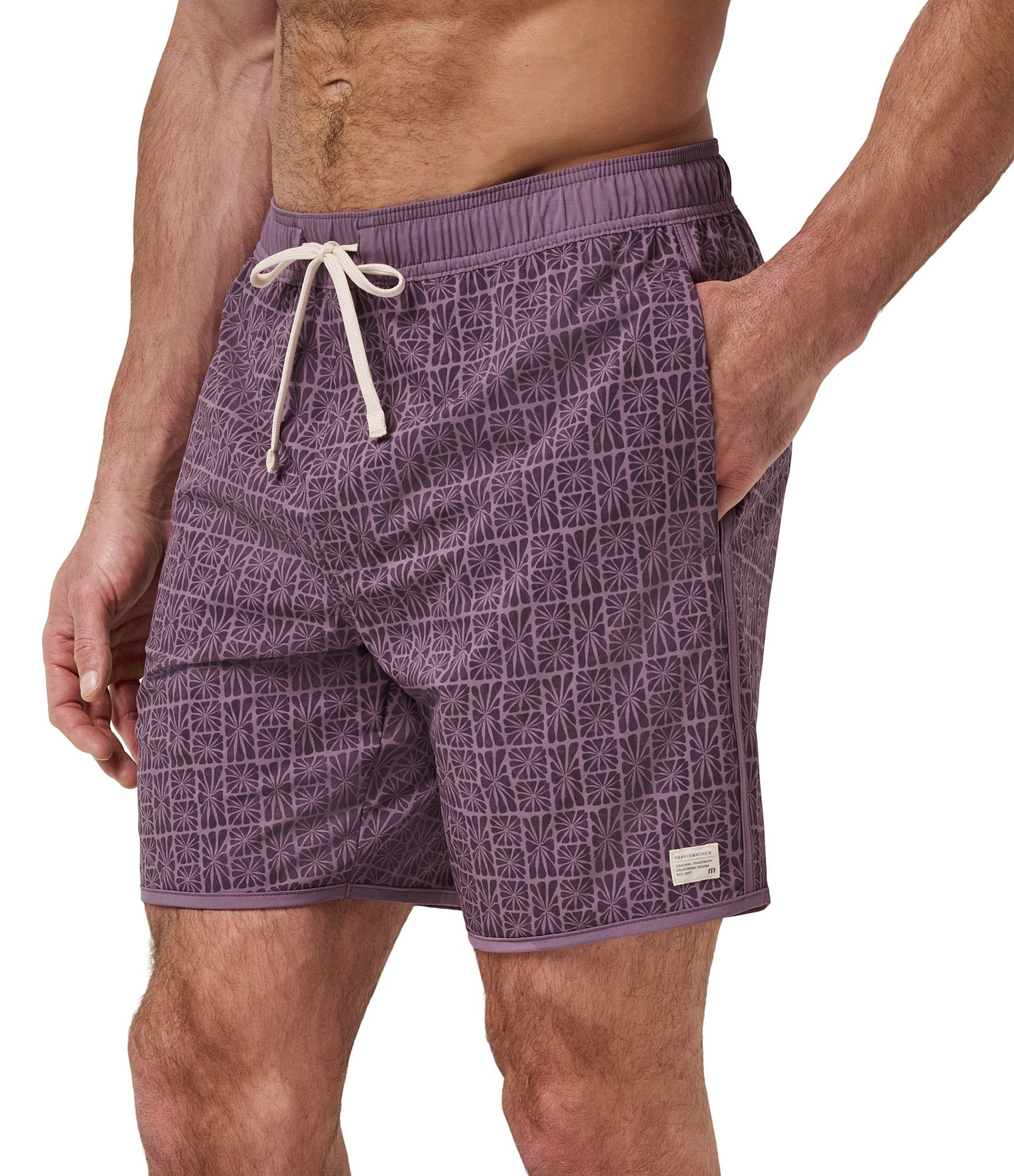 TravisMathew Cabana E-Waist 7.5#double; Inseam Board Shorts