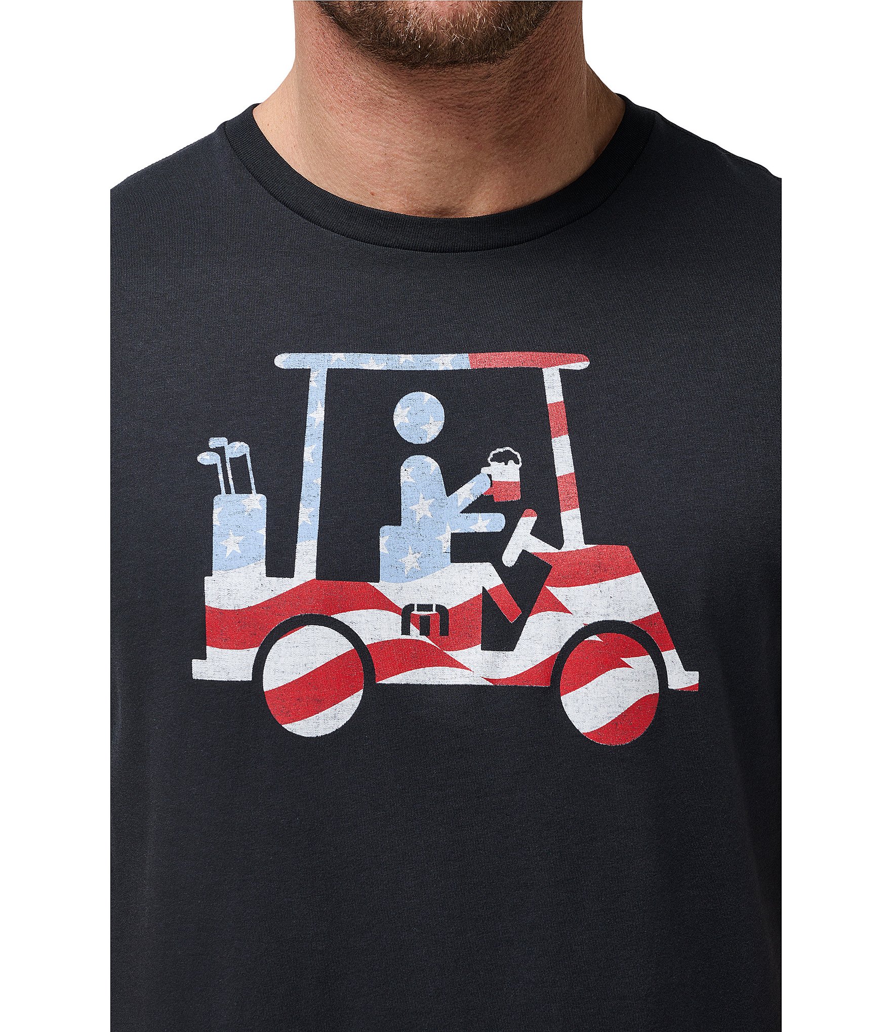 TravisMathew Five K Day Americana Short Sleeve T-Shirt