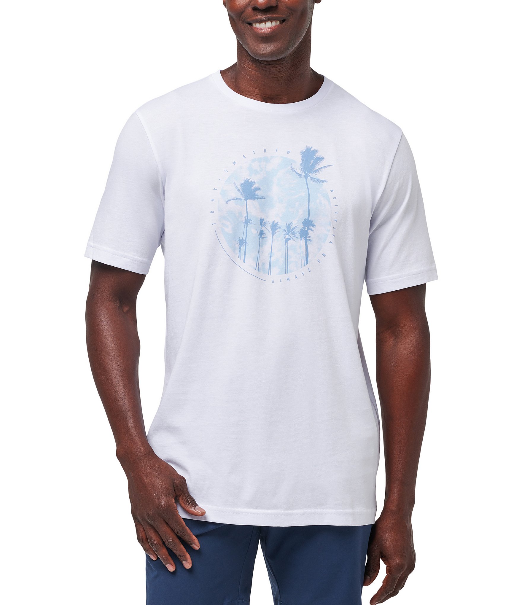 TravisMathew Palm Grass Modern Fit Short Sleeve T-Shirt
