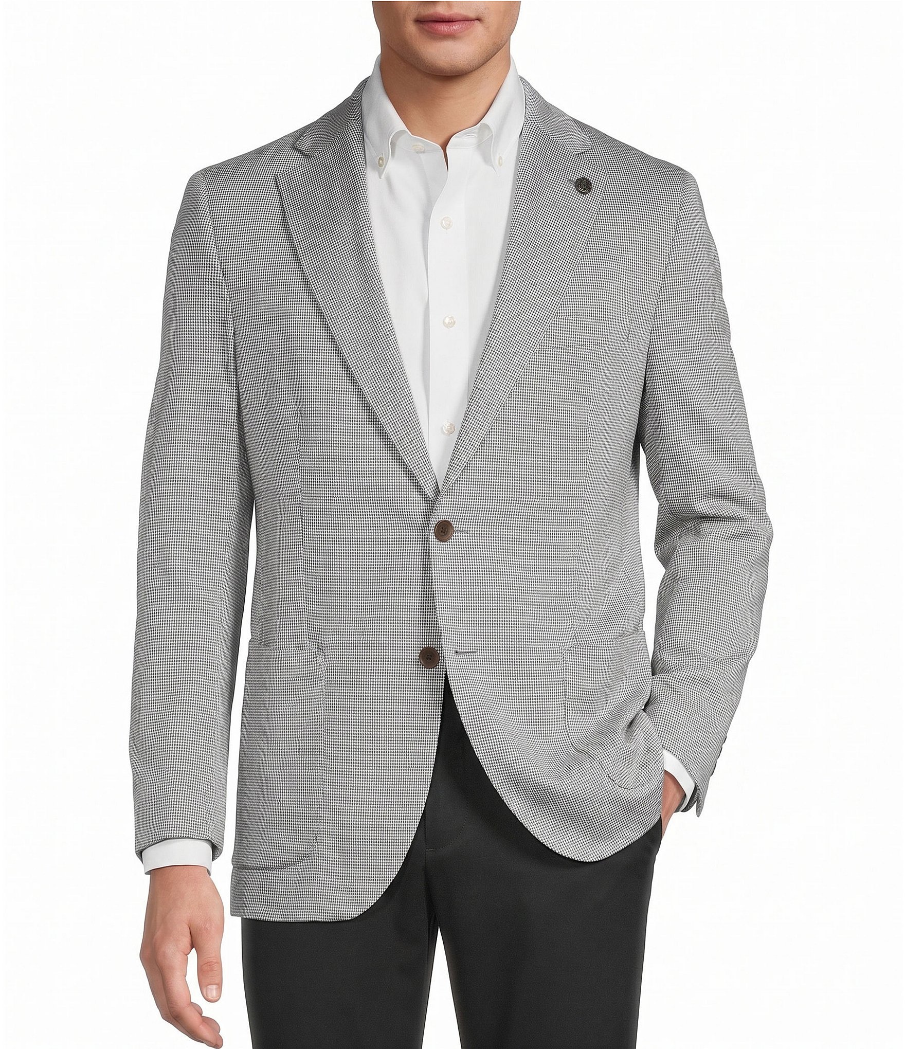 TravisMathew Hayes Modern Fit Houndstooth Sport Coat