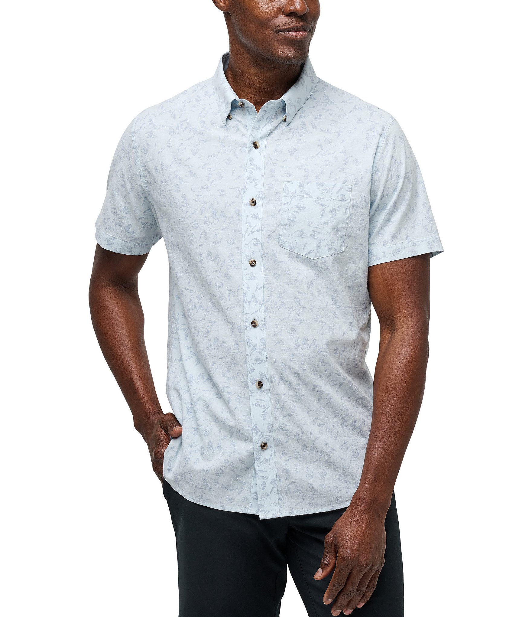 TravisMathew King Air Short Sleeve Woven Shirt