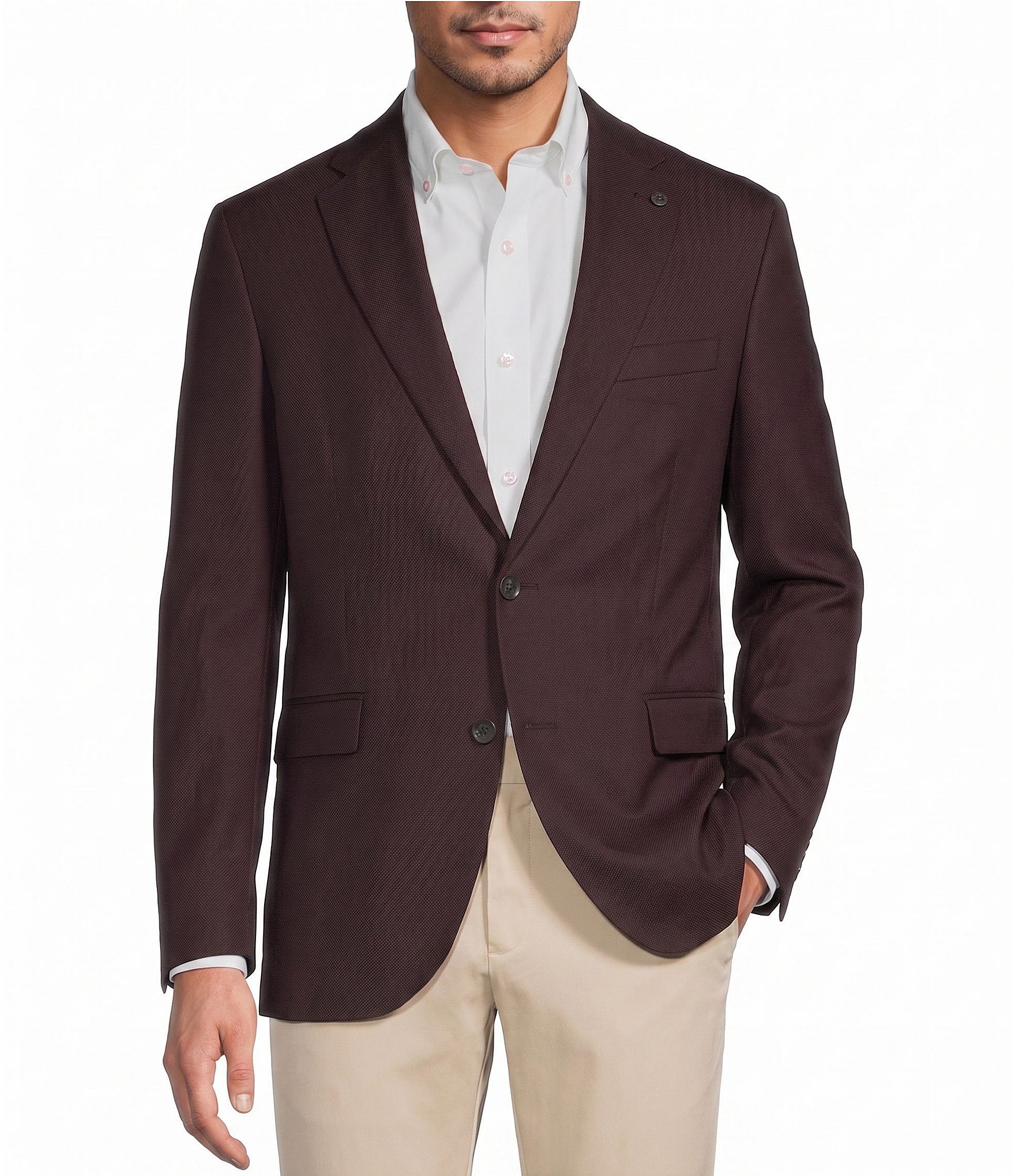 TravisMathew Montreal Modern Fit Solid Sport Coat