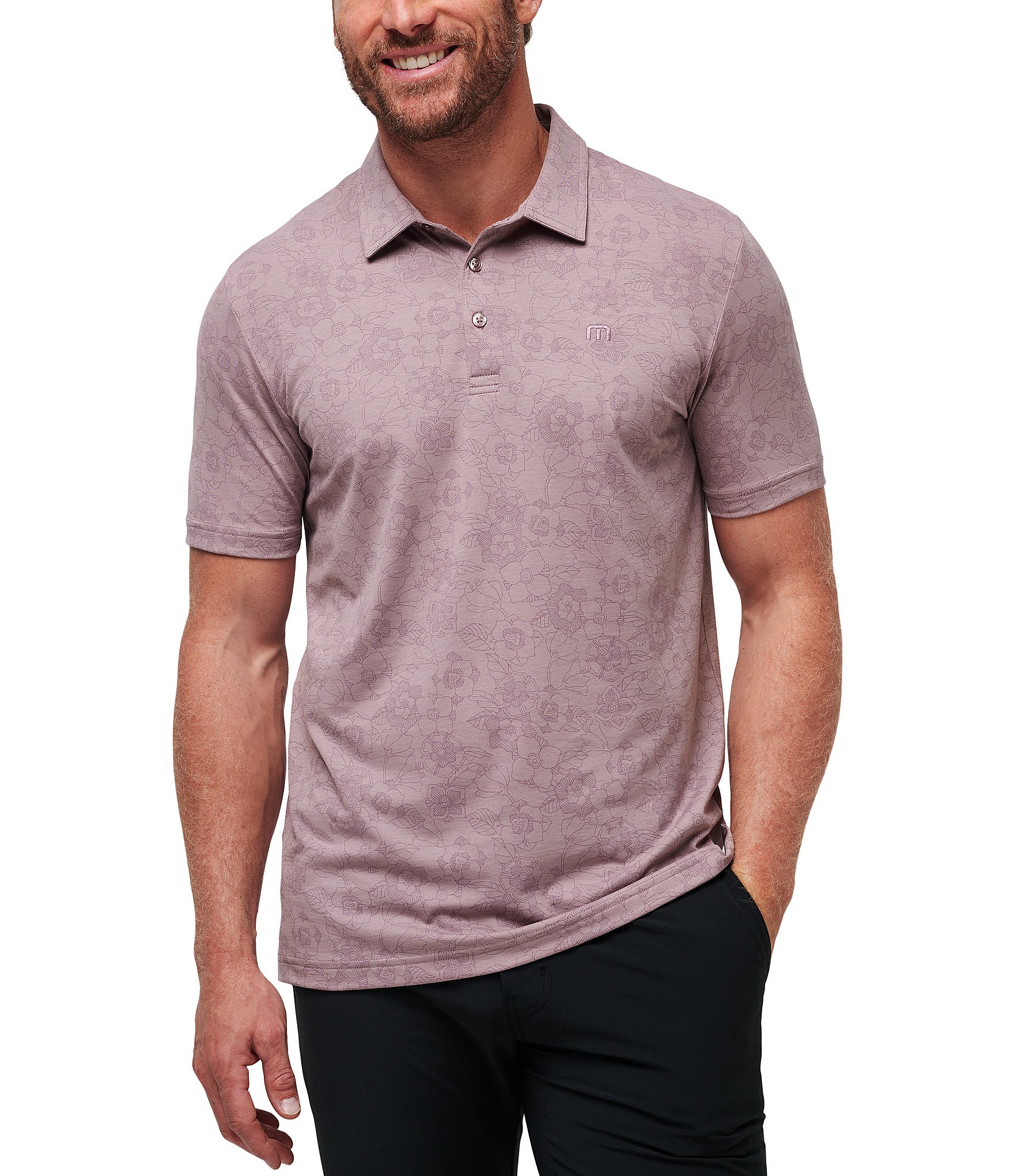 TravisMathew New Destination Short Sleeve Polo Shirt