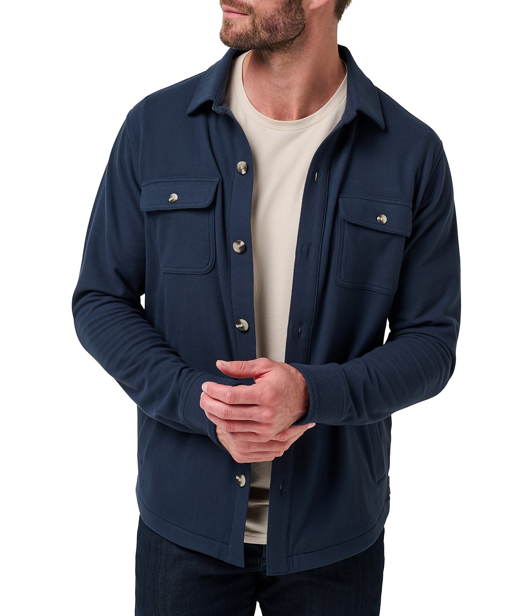 TravisMathew Peak Stretch Fleece Shirt Jacket