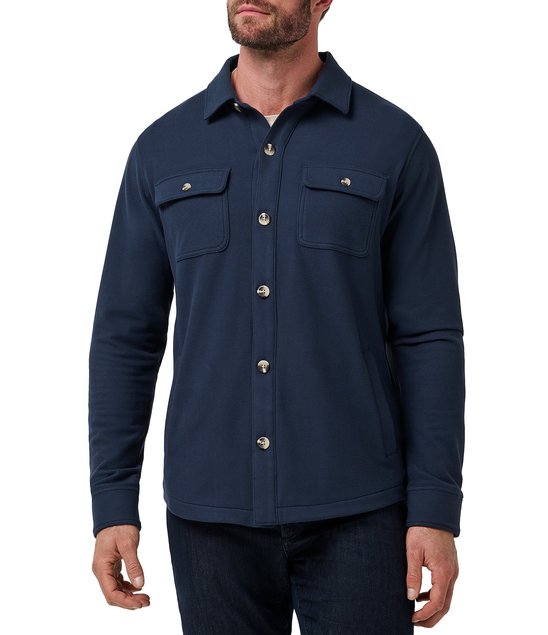 TravisMathew Peak Stretch Fleece Shirt Jacket
