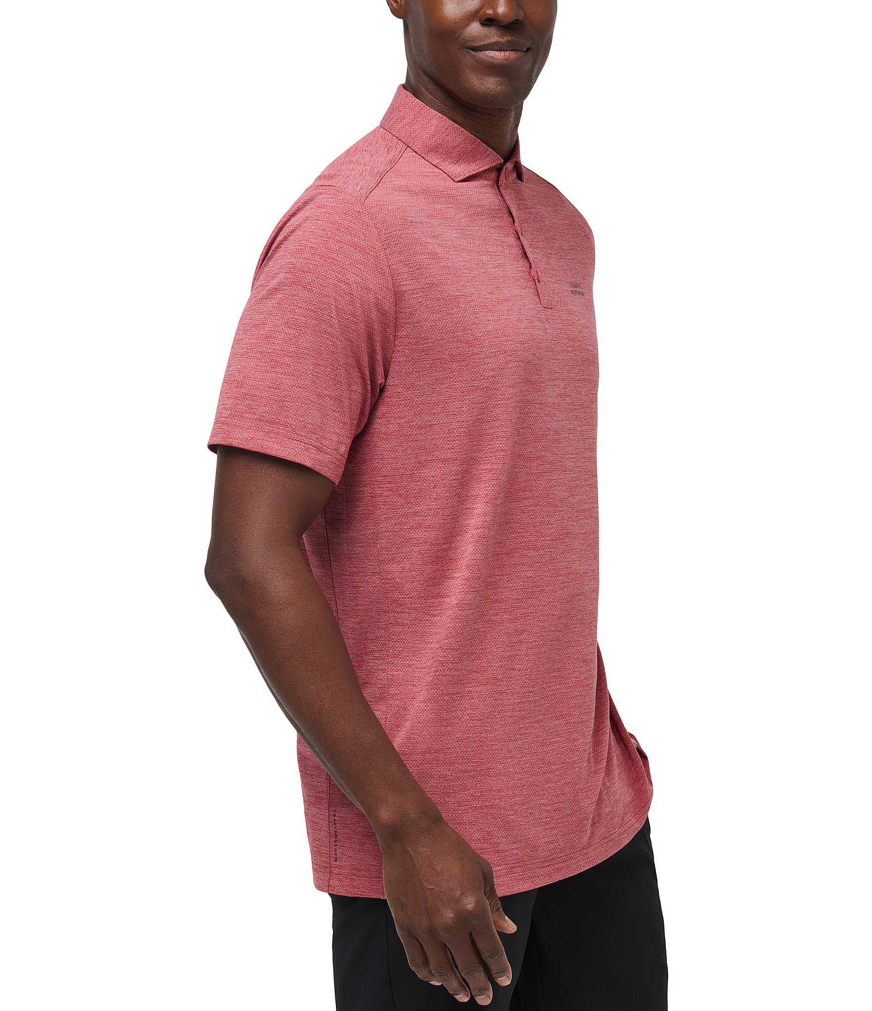 TravisMathew Performance Stretch The Heater Pro Short Sleeve Polo Shirt