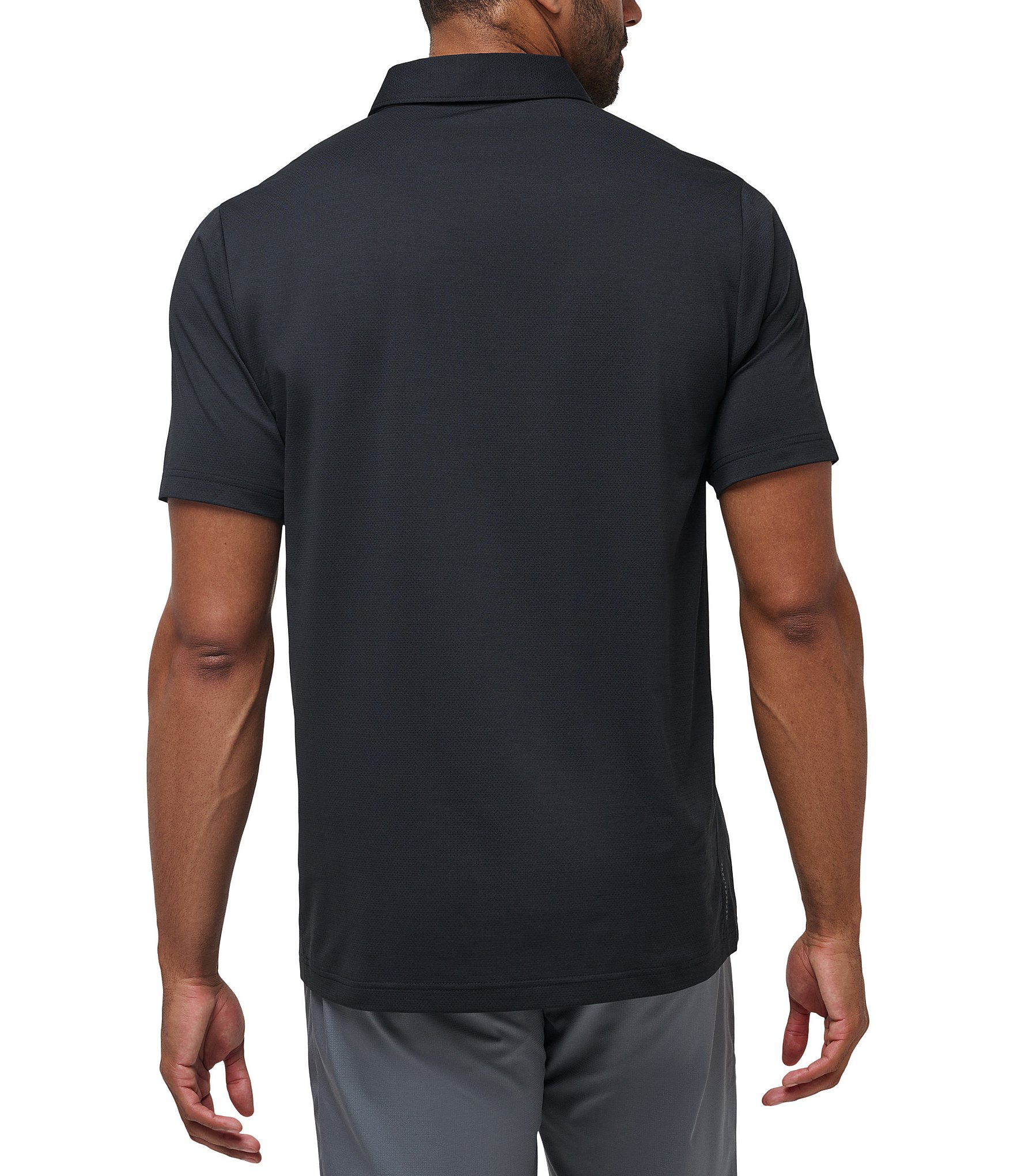 TravisMathew Performance Stretch The Heater Pro Short Sleeve Polo Shirt