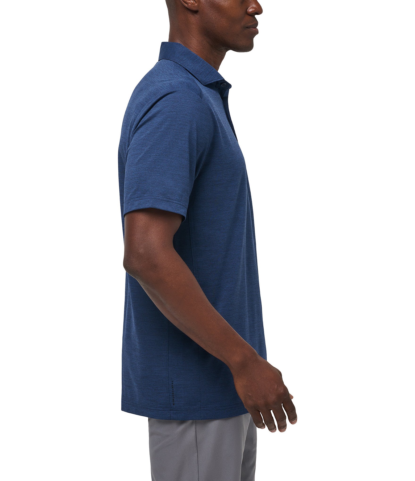 TravisMathew Performance Stretch The Heater Pro Short Sleeve Polo Shirt