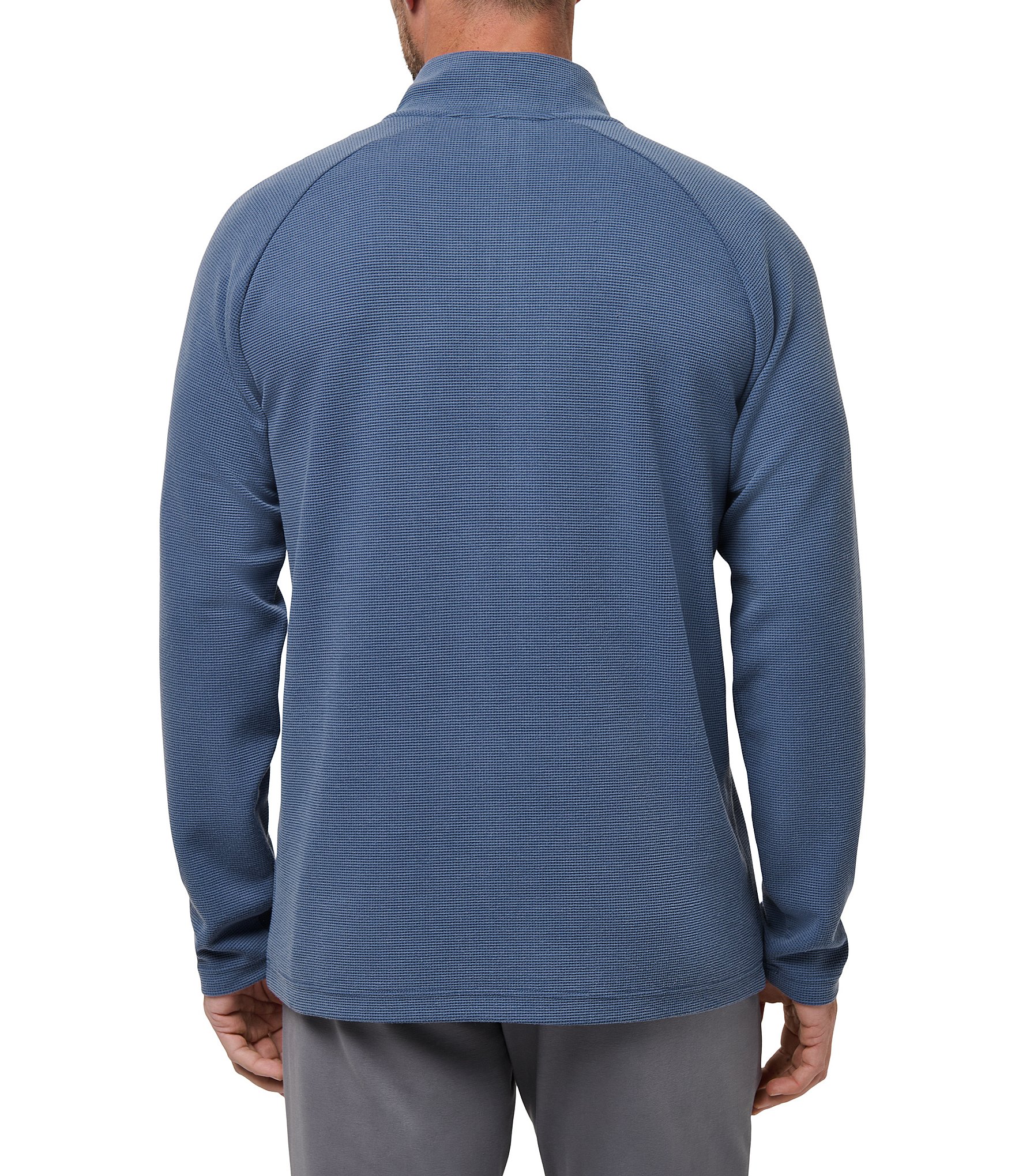TravisMathew Performance Waffle Quarter-Zip Pullover