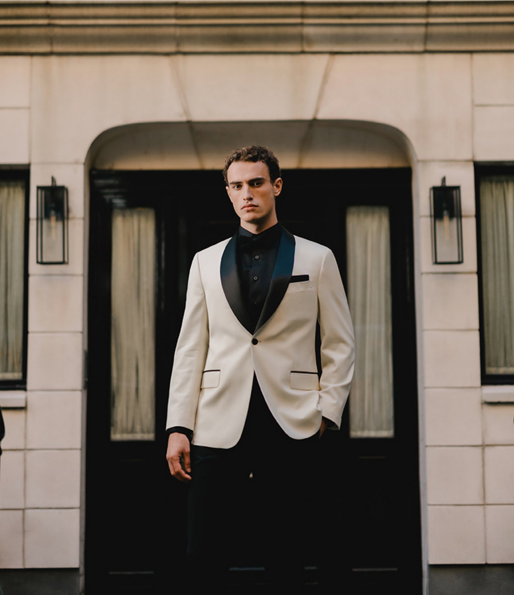 Tre Vero Modern Fit Shawl Collar Tuxedo Jacket