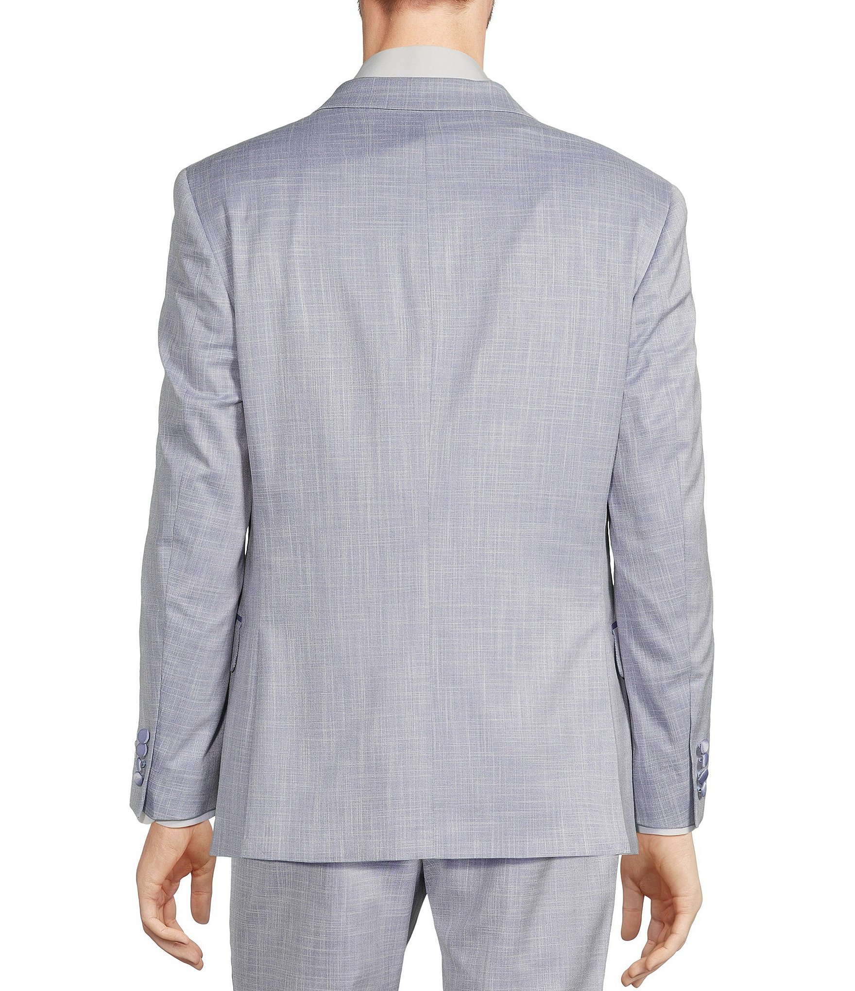 Tre Vero Modern Fit Allover Printed Suit Jacket