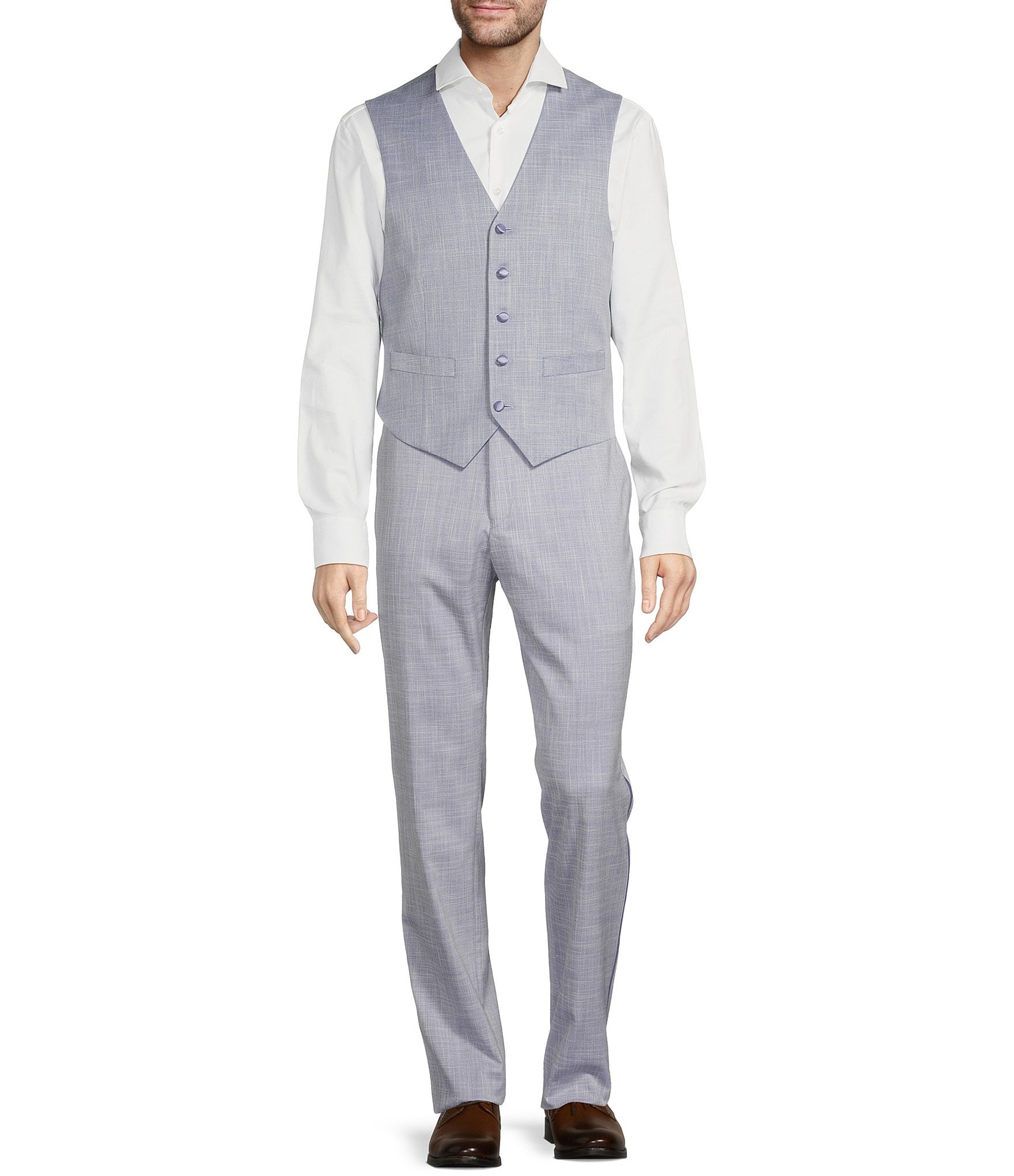 Tre Vero Modern Fit Stretch Tuxedo Vest